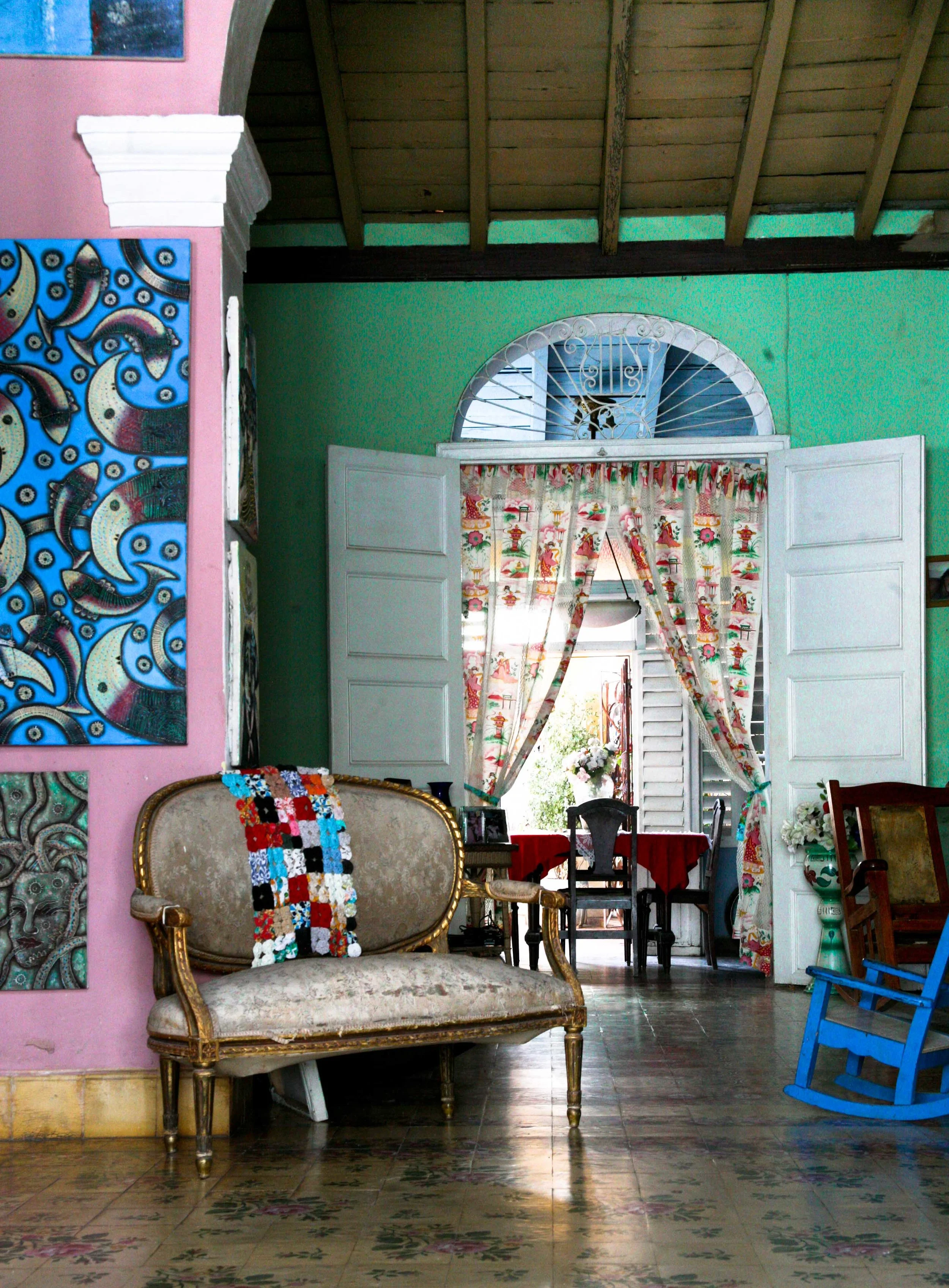 Interior of Old House; Trinidad, Cuba