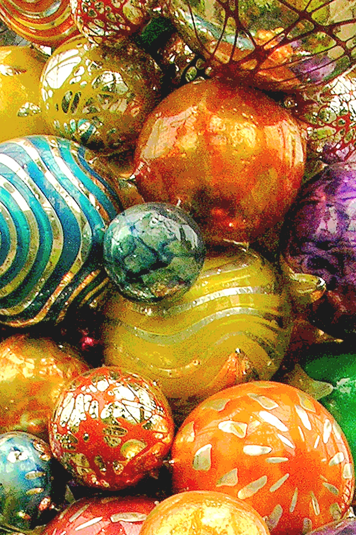  Chihuly Globes; NY Botanical Garden, NYC 