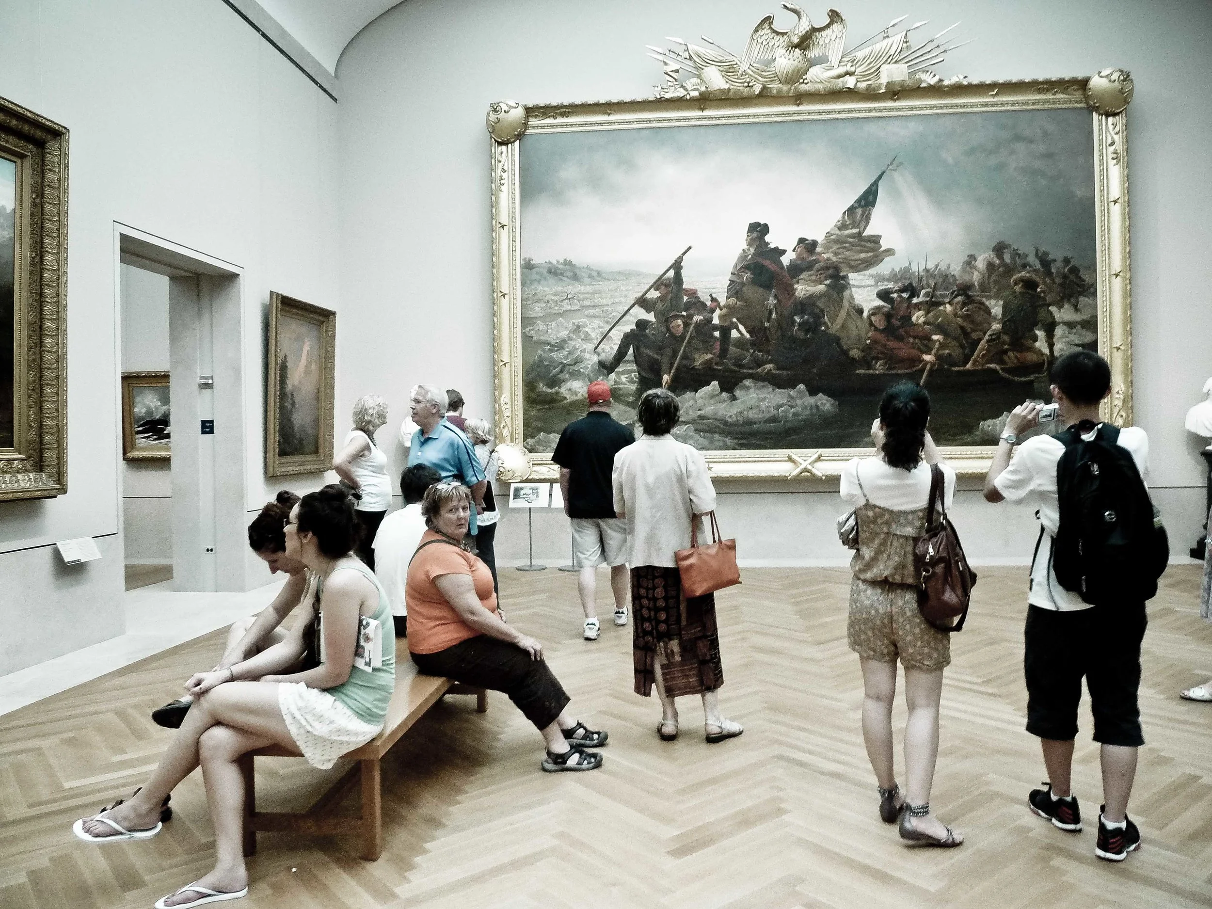 Visitors at the Met; Metropolitan Museum of Art, NYC