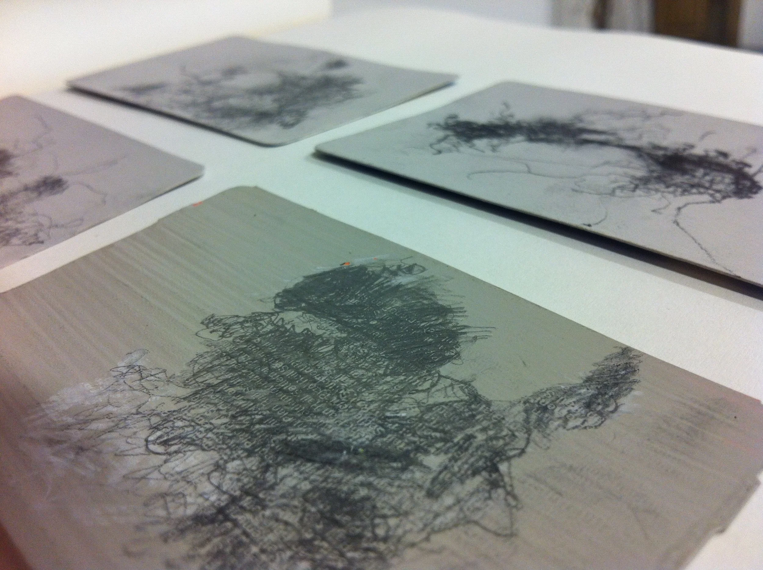 In transit dust drawings | 2015 