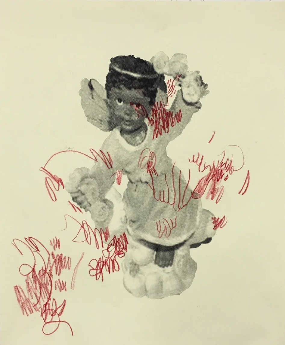 2016 Silkscreen and wax crayon 