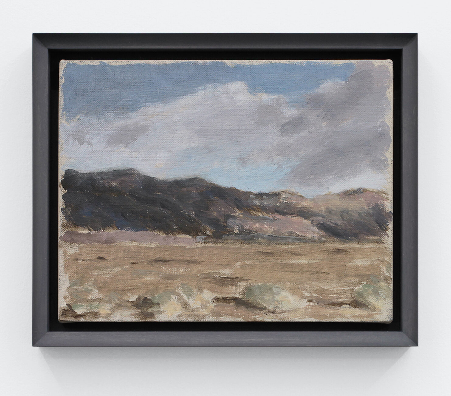  Sermon Notes - Landscape I  2018  Distemper on canvas  7 x 9 inches  (17.78 x 22.86 cm)     