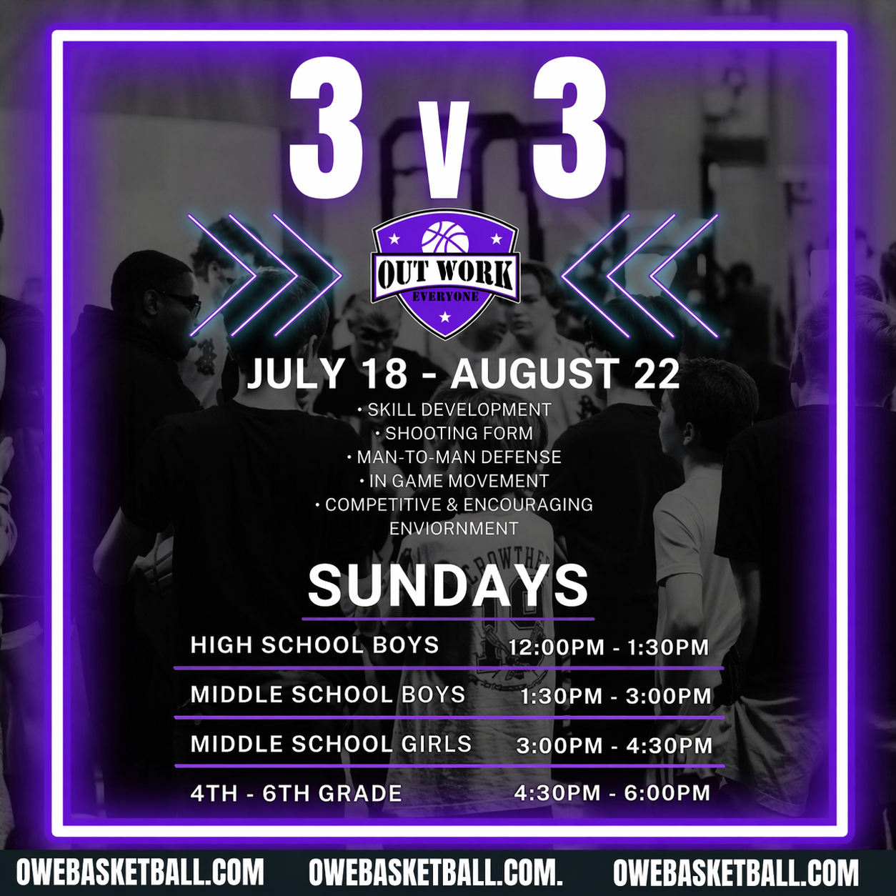 OWE 3 on 3 Summer Program