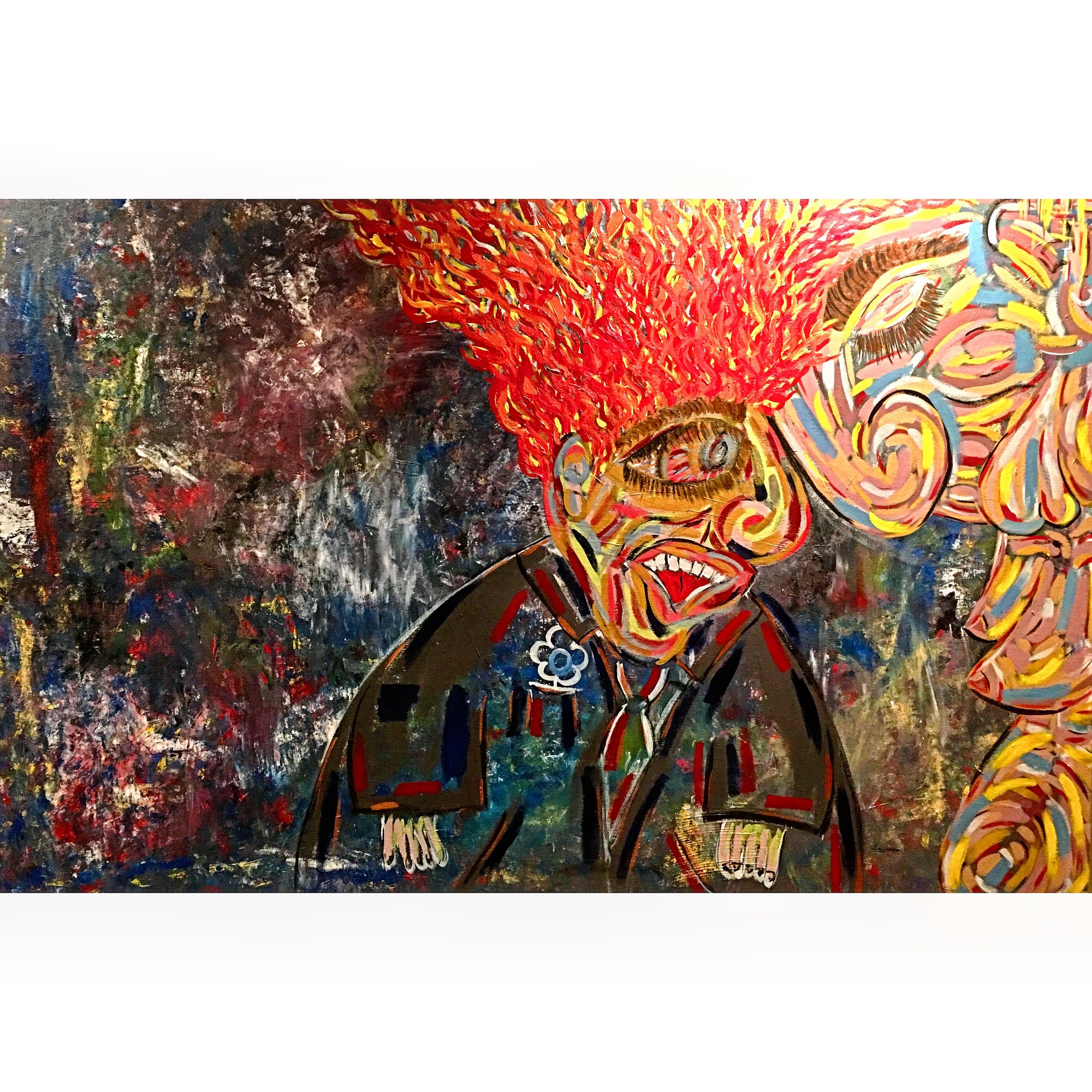 Man’s Reckoning - 40 by 60 inches