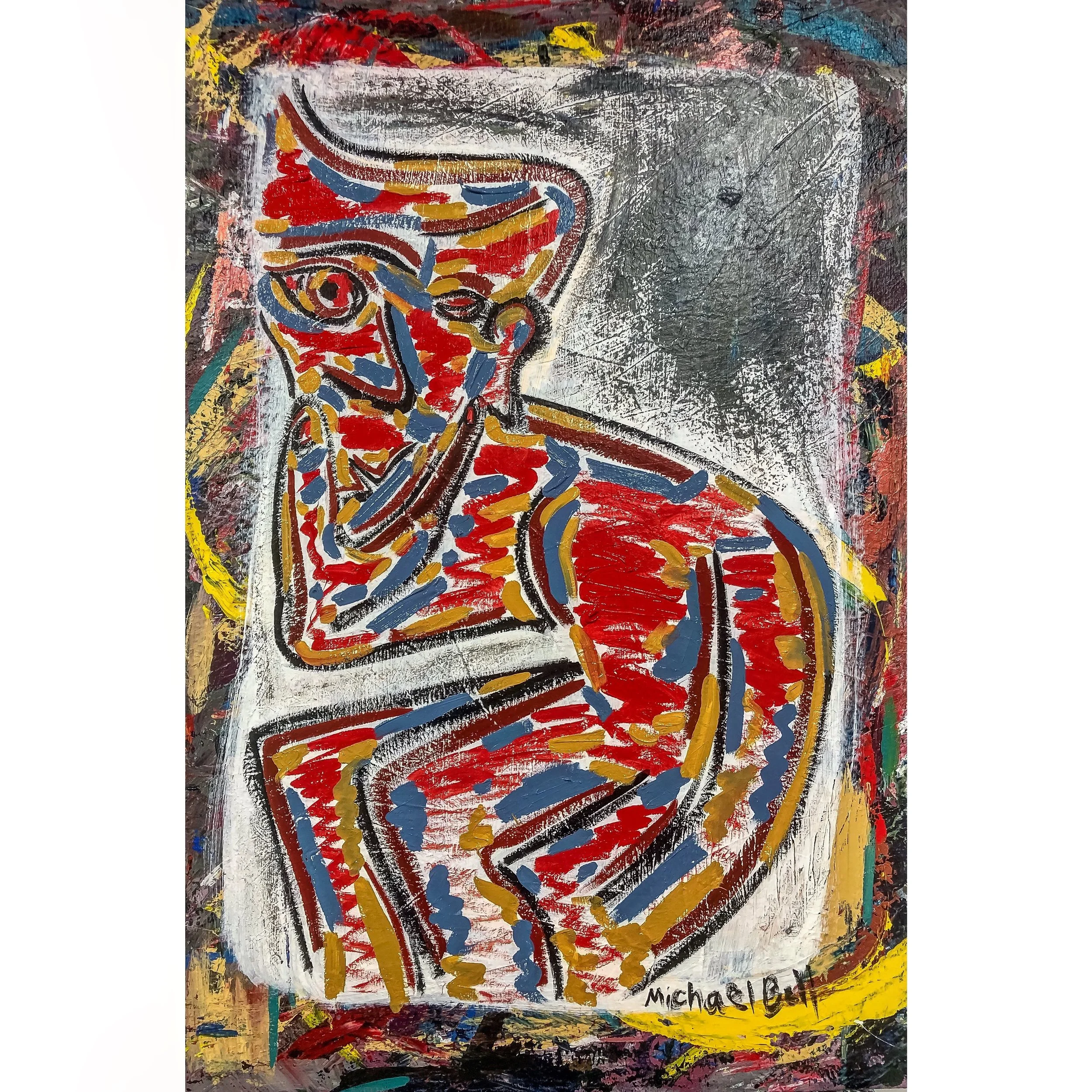 Deoressed Artist - 36" by 24"
