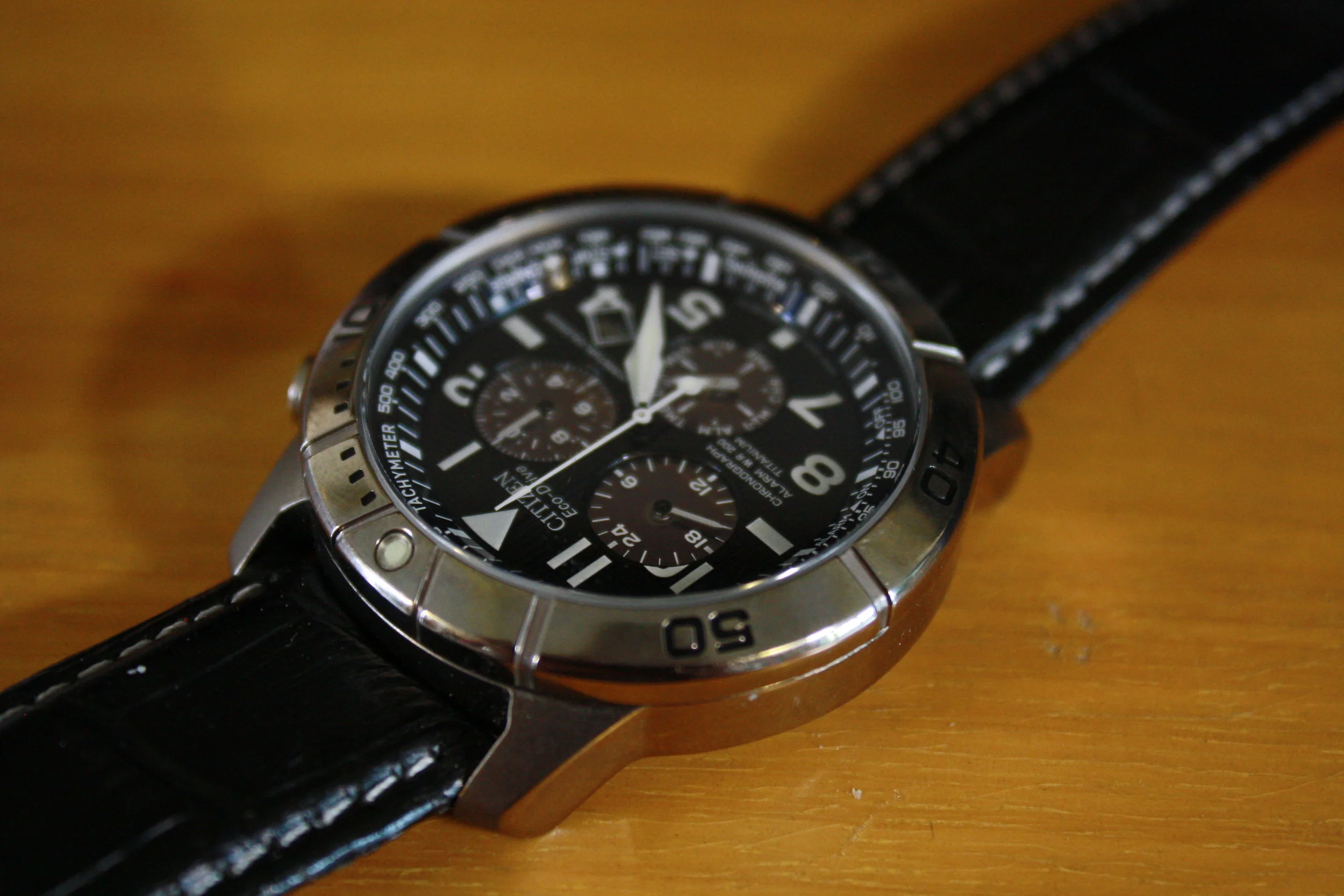 Perpetual Calendar Citizen Eco Drive Watch Titanium Wr 200 Citizen