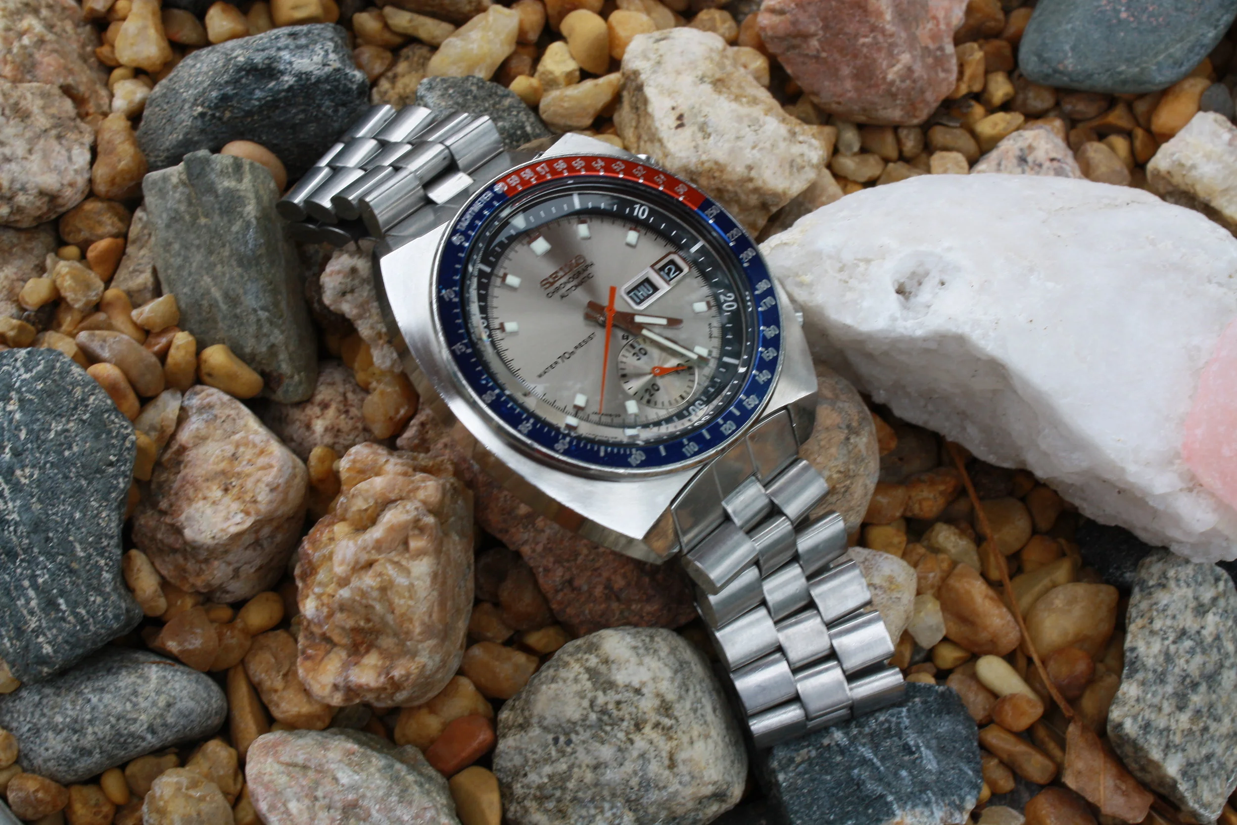 Seiko 6139-6002 "resist", May 1972, all original, restored