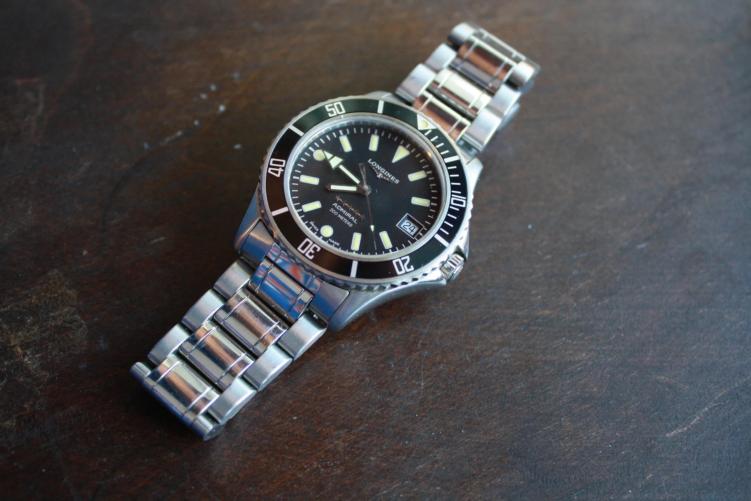 Longines Admiral 5-Star 200m Dive Watch, unworn, 1992, w/box