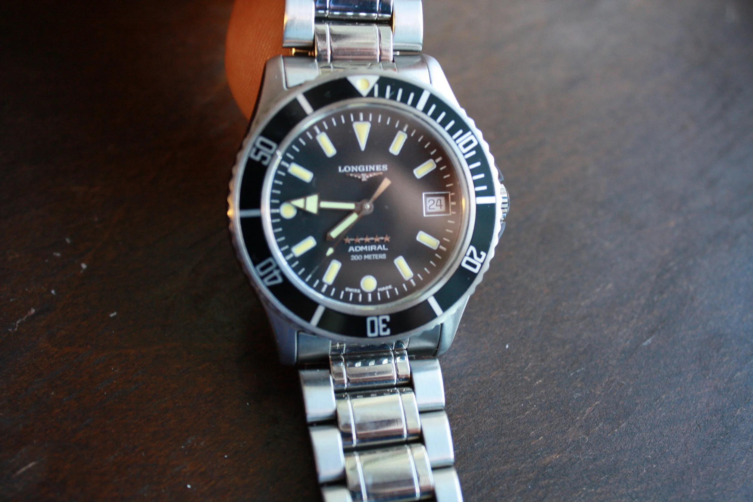 Longines Admiral 5-Star 200m Dive Watch, unworn, 1992, w/box