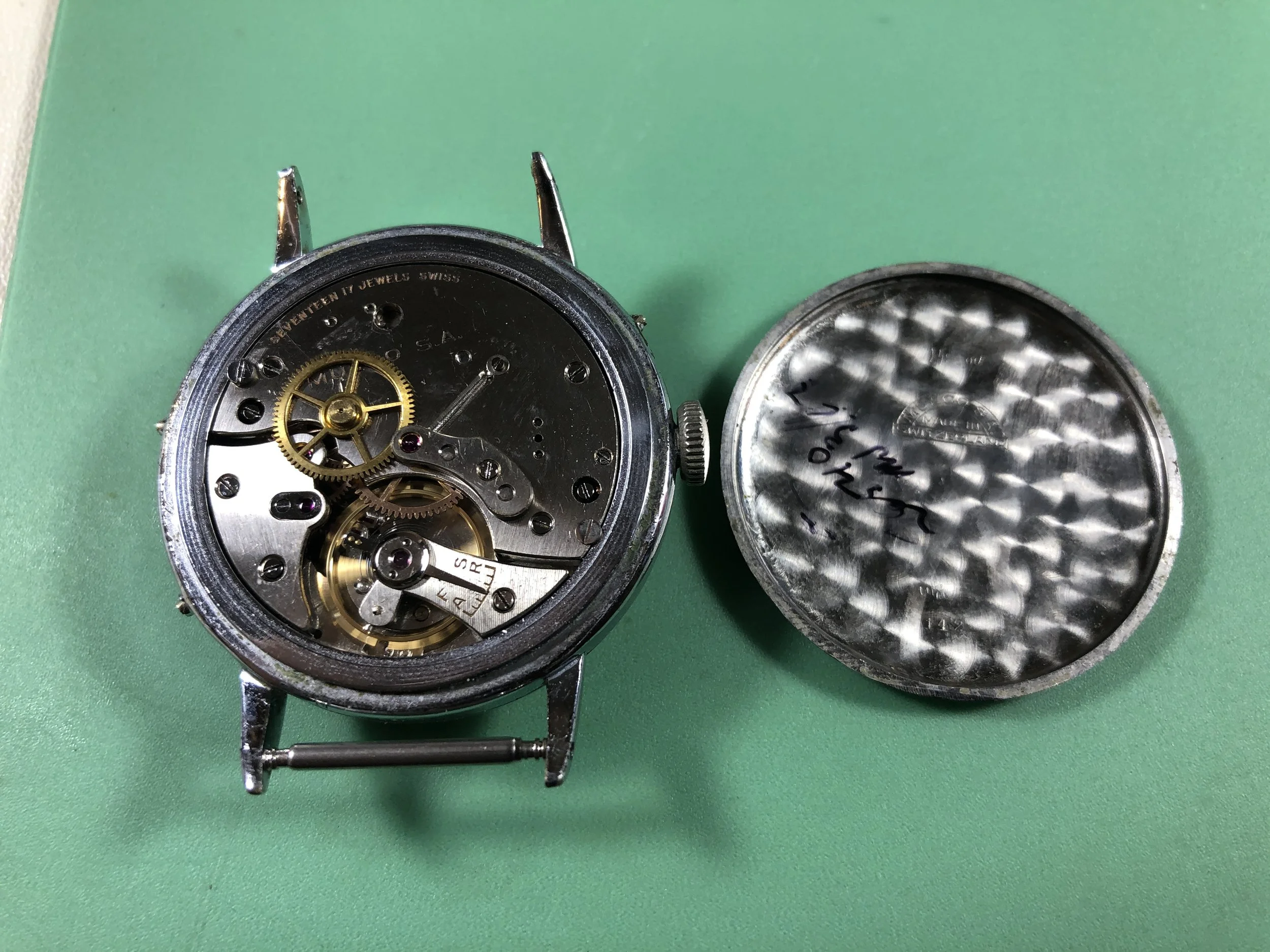 Mulco Triple date Moonphase hand-wind watch, serviced,  37mm