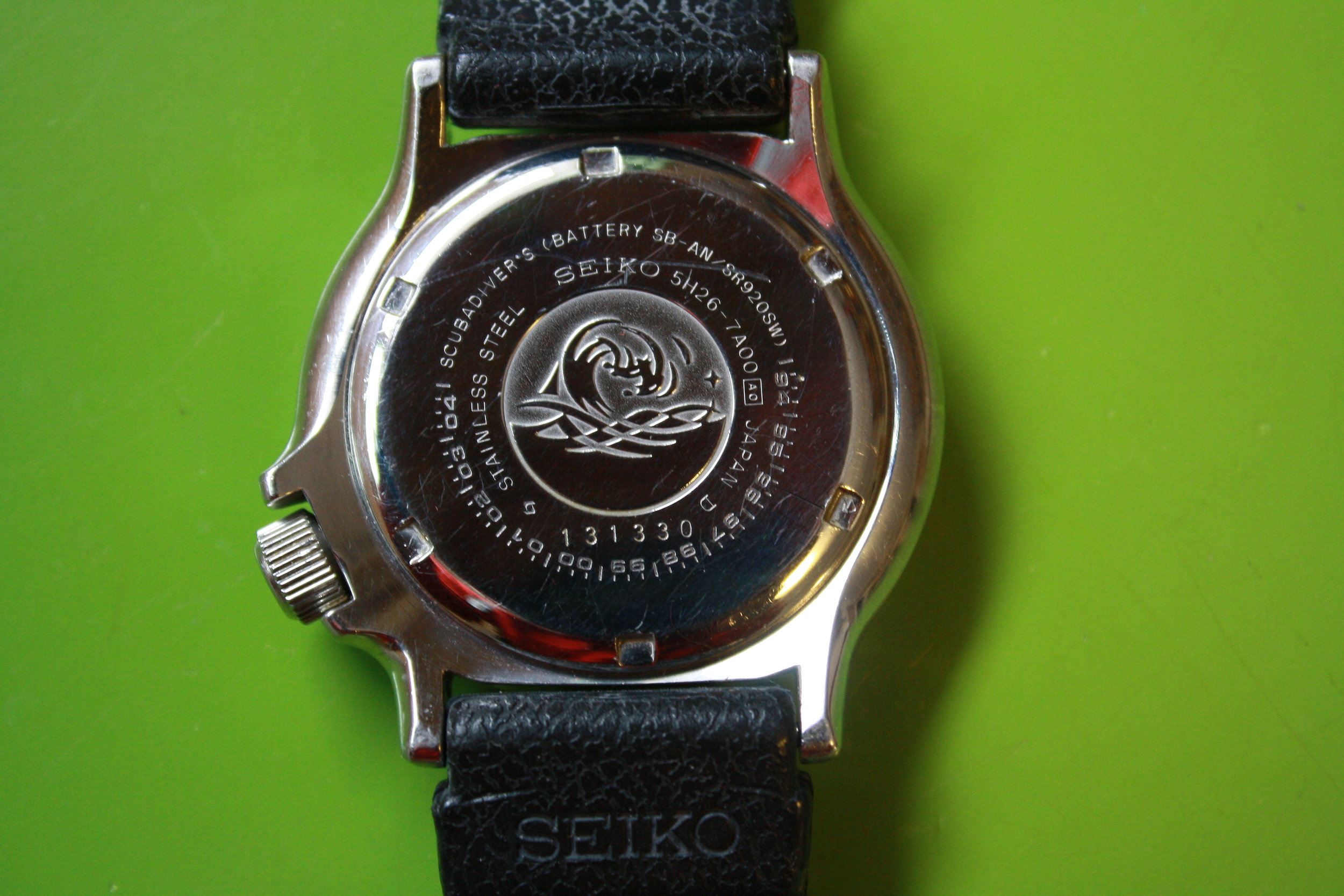 Seiko 200m diver, 5H26-7A00, Suwa, March 1991, w/ GL831 strap — Klein  Vintage Watch