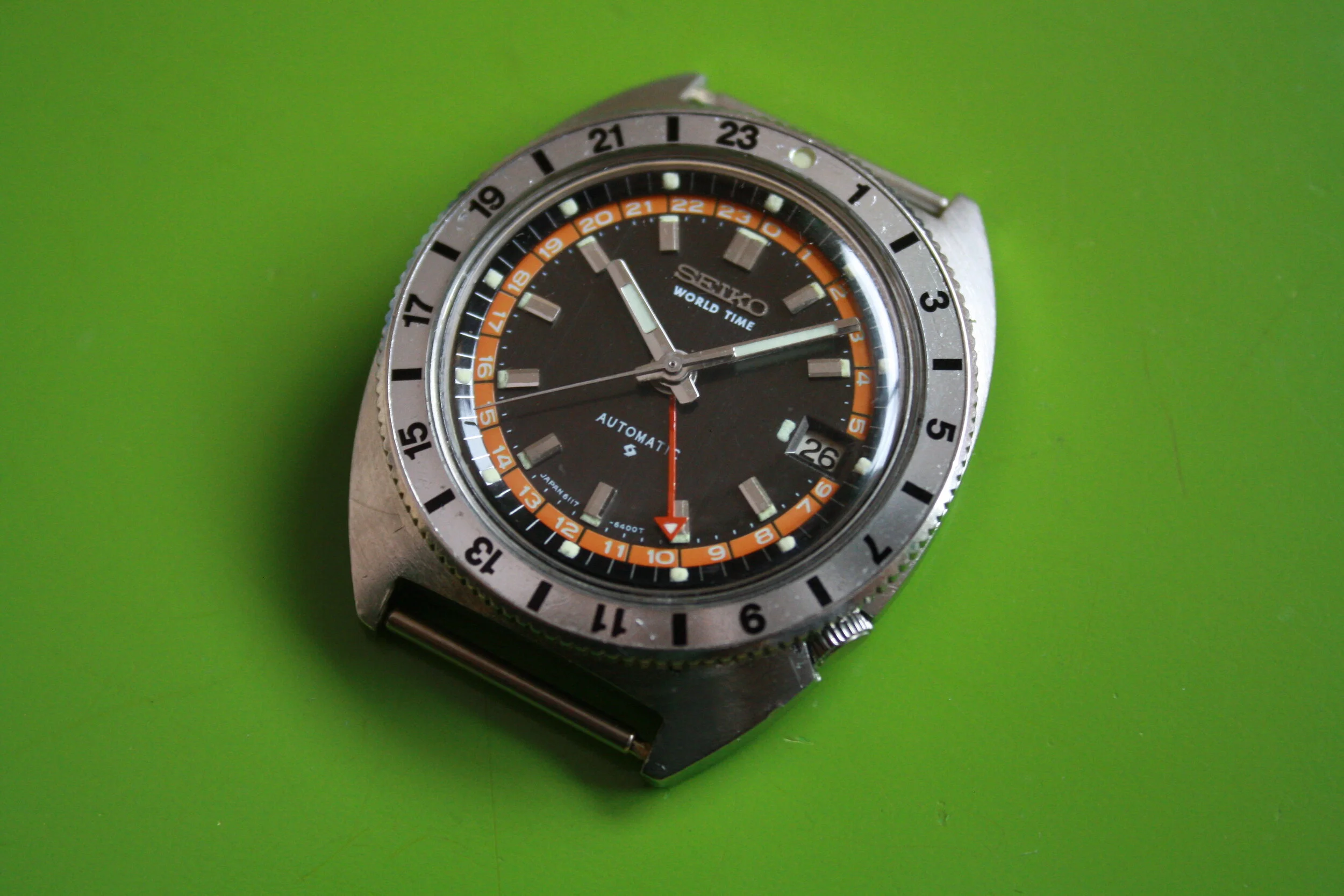 Seiko 6117-8000 Navigator, 1969, full serviced w/ extras, upgraded