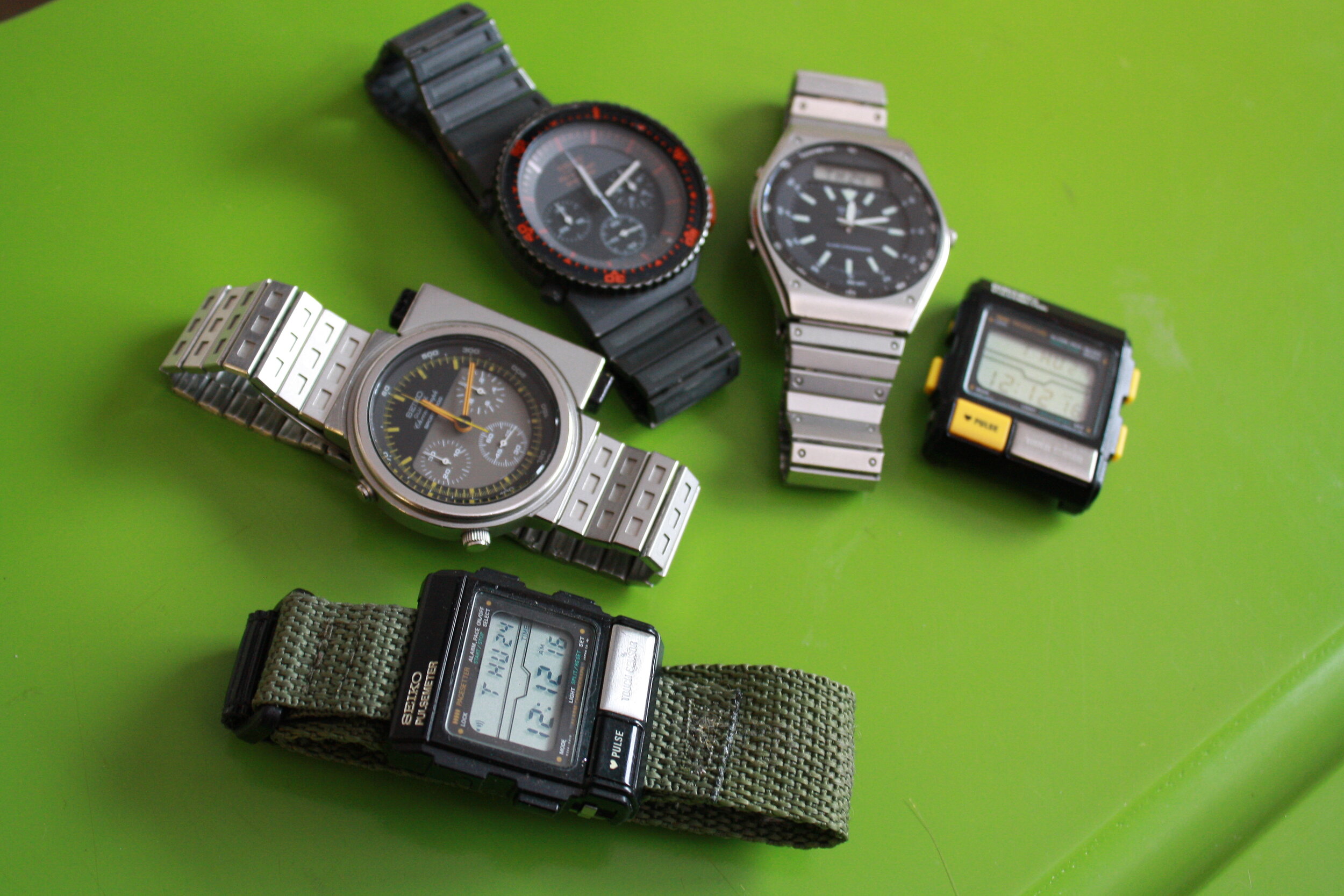 Instant Collection! All five original Seiko watch models used in 