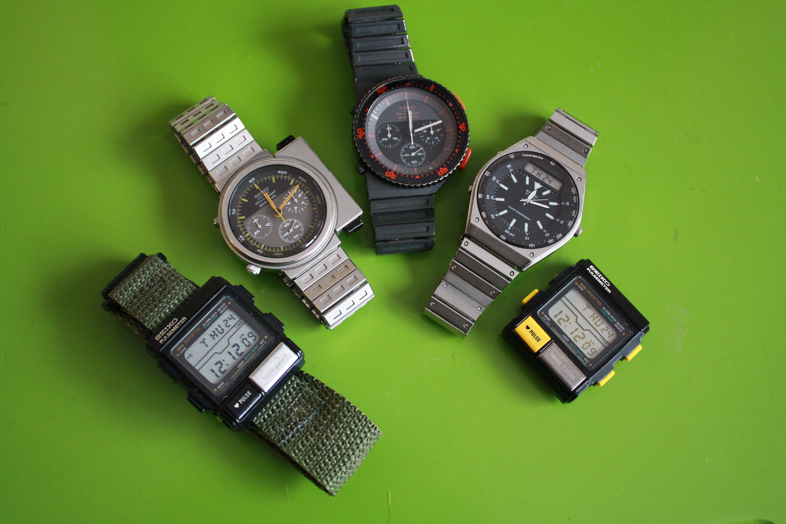 Instant Collection! All five original Seiko watch models used in 