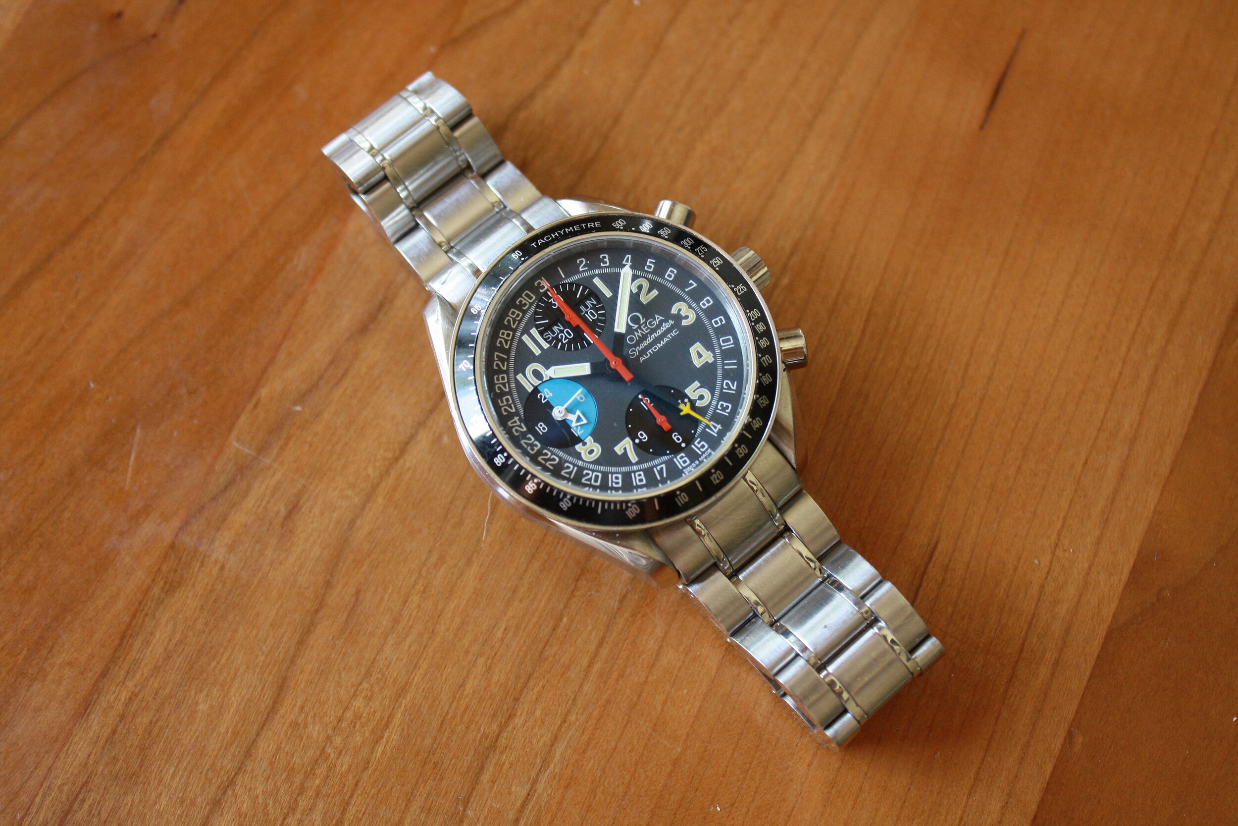 Omega Mk 40 Triple-Date 3520.53.00, first gen, Tritium.  Serviced!
