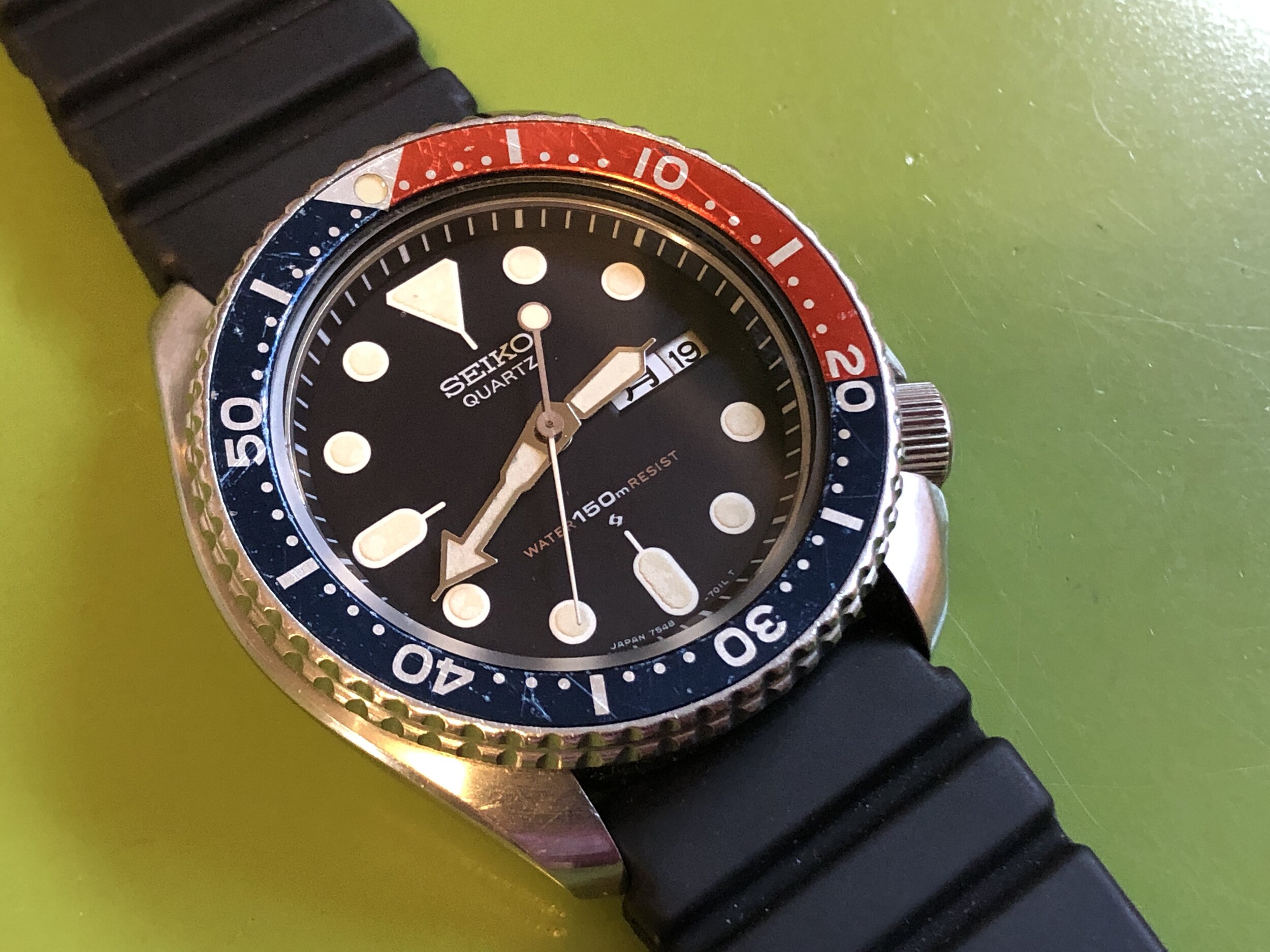 Seiko 7548-700B JDM 150m dive watch, lovely & original, fully serviced,  12/1978 — Klein Vintage Watch