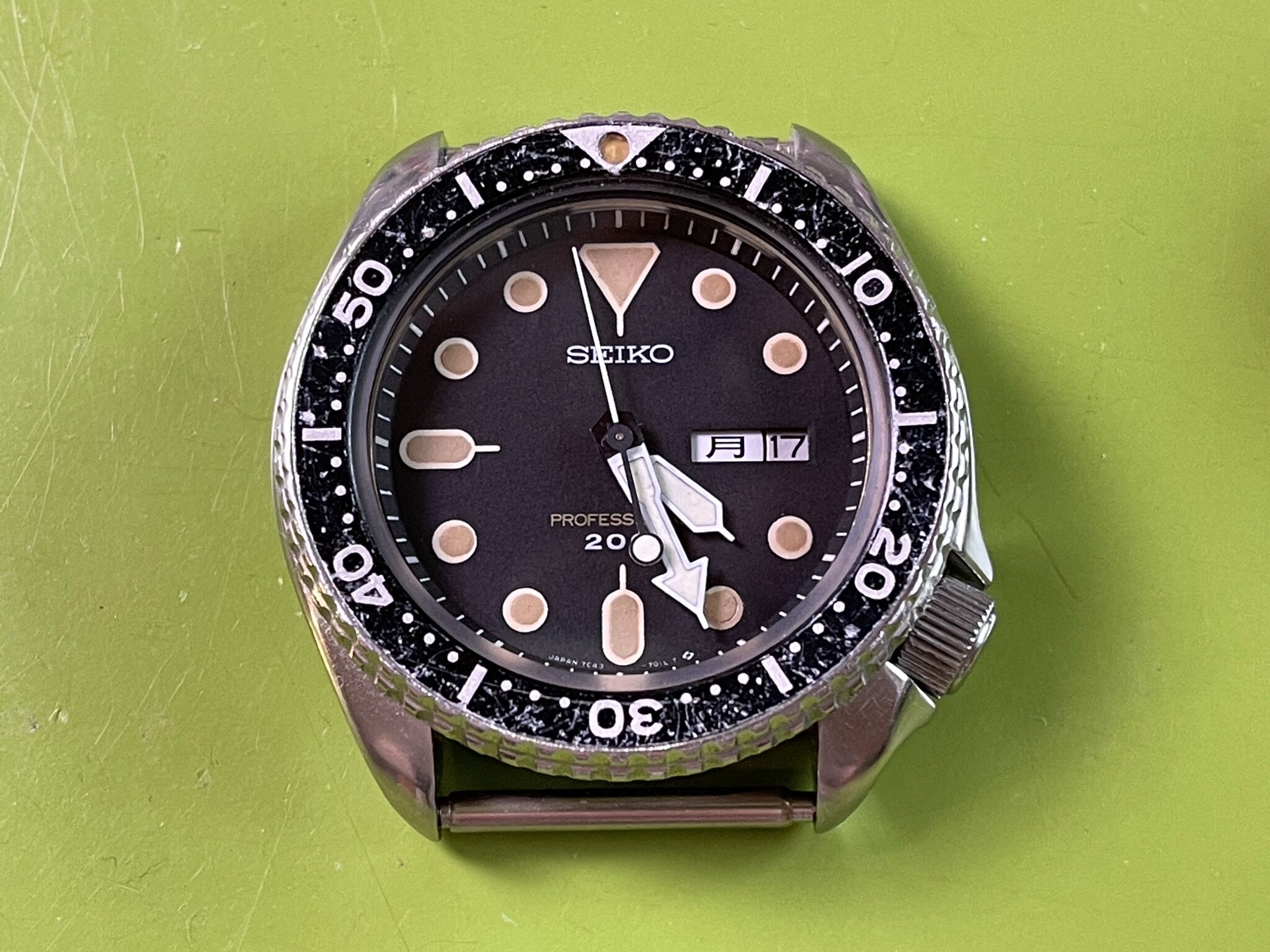 Seiko 7C43-7010 150m diver, Star of my 754x vs 7C4x video Seiko 7C43-7010 150m diver, Star of my 754x vs 7C4x video