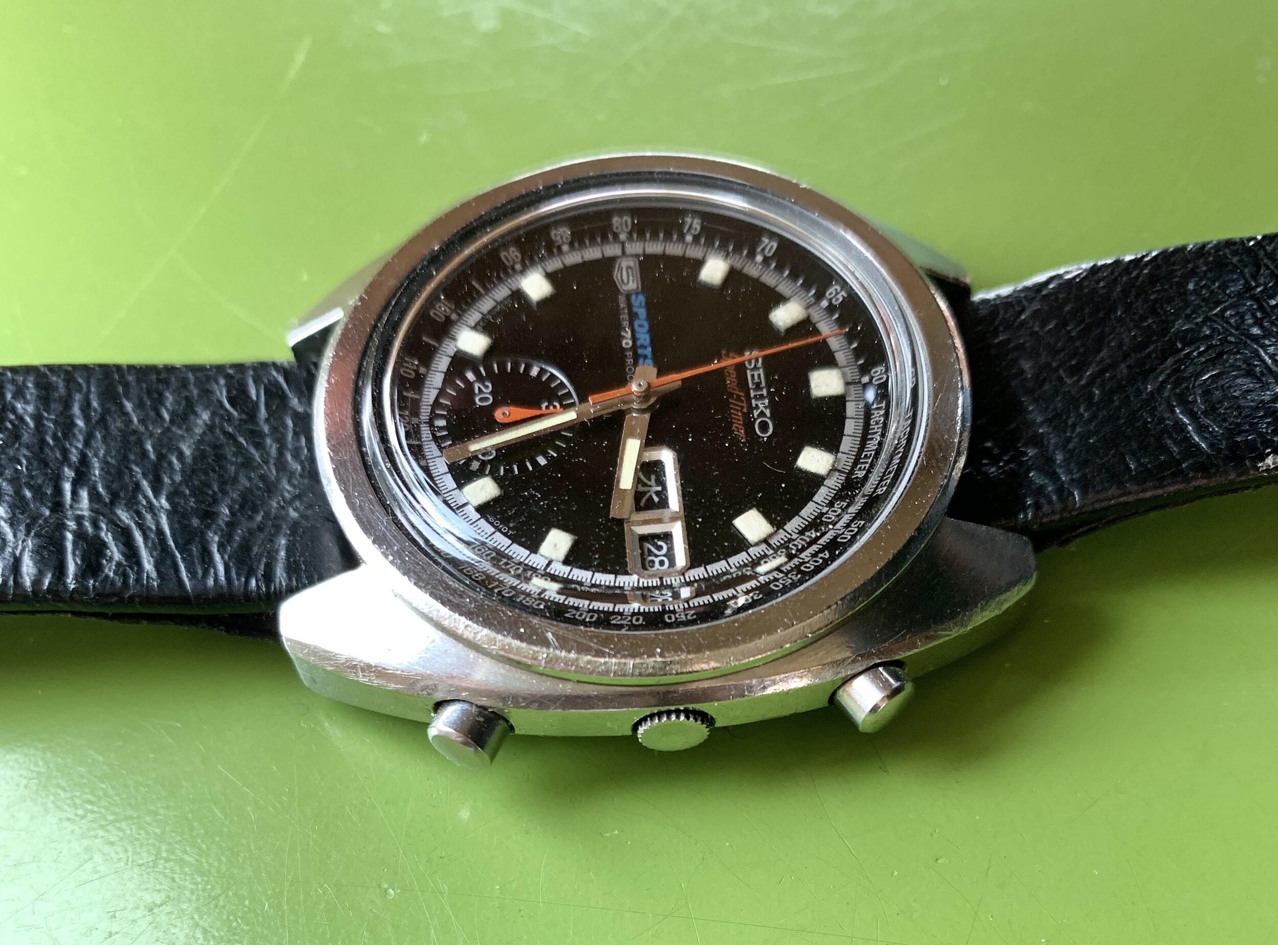 December 1970 6139-6011 Bruce Lee Speedtimer — Klein Vintage Watch