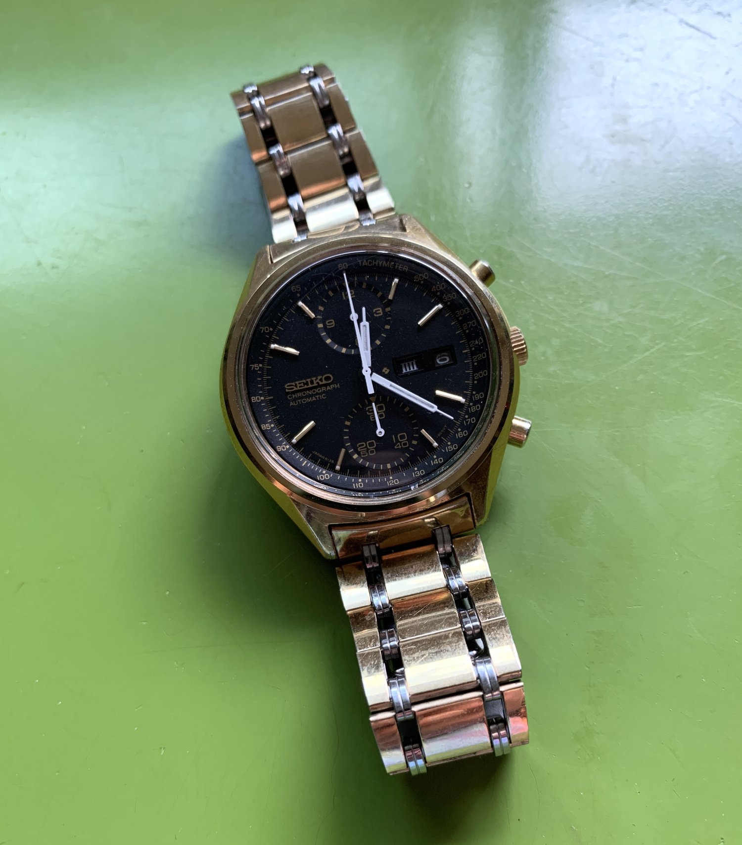 Seiko 6138-8020 “Black Panda” from February 1977 — Klein Vintage Watch