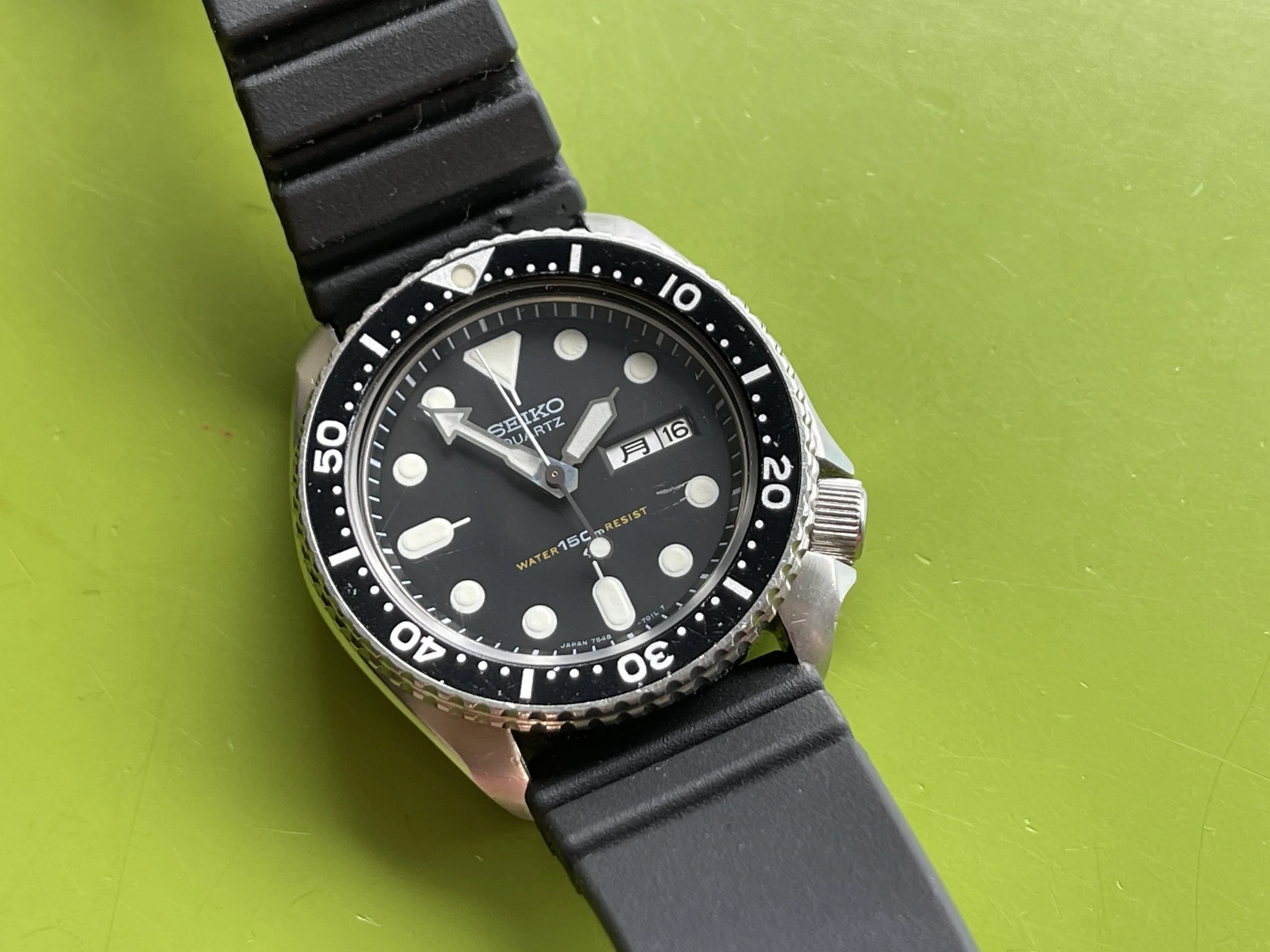 JDM Seiko 7548-7000 from November 1980 — Klein Vintage Watch