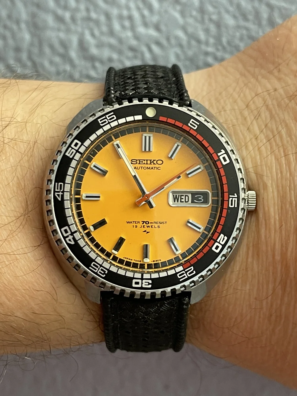 Seiko 7006-8083 - last of the 70m sports divers - fully serviced