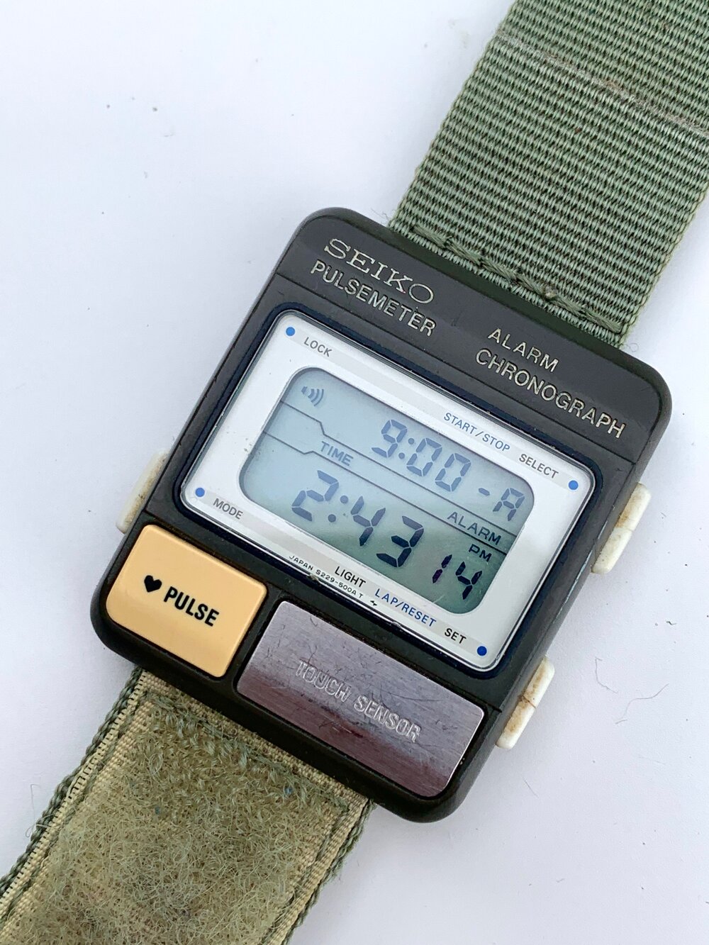 Seiko S229-5001 JDM Pulsemeter from March 1982 — Klein Vintage Watch