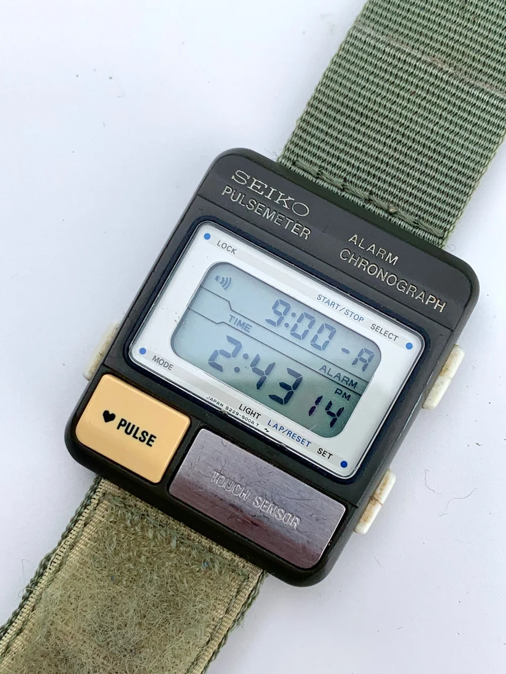 Seiko S229-5001 JDM Pulsemeter from March 1982 — Klein Seiko S229-5001 JDM Pulsemeter from March 1982 — Klein
