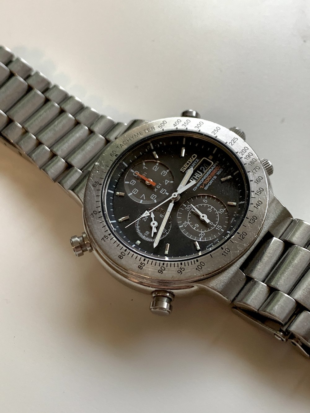 Seiko 7T59-6A00 from December 1996 — Klein Vintage Watch