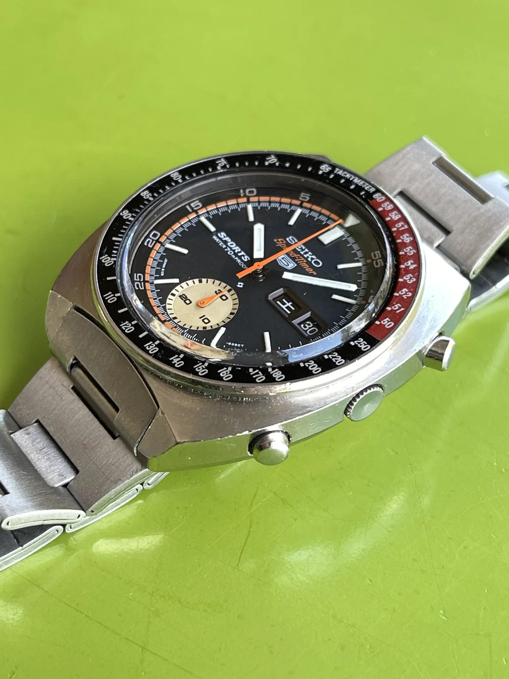 SEIKO 5 SPORTS Speed-Timer 6139-6032ジャンク Seiko 6139-6032 21j JDM Speedtimer, fully serviced, original