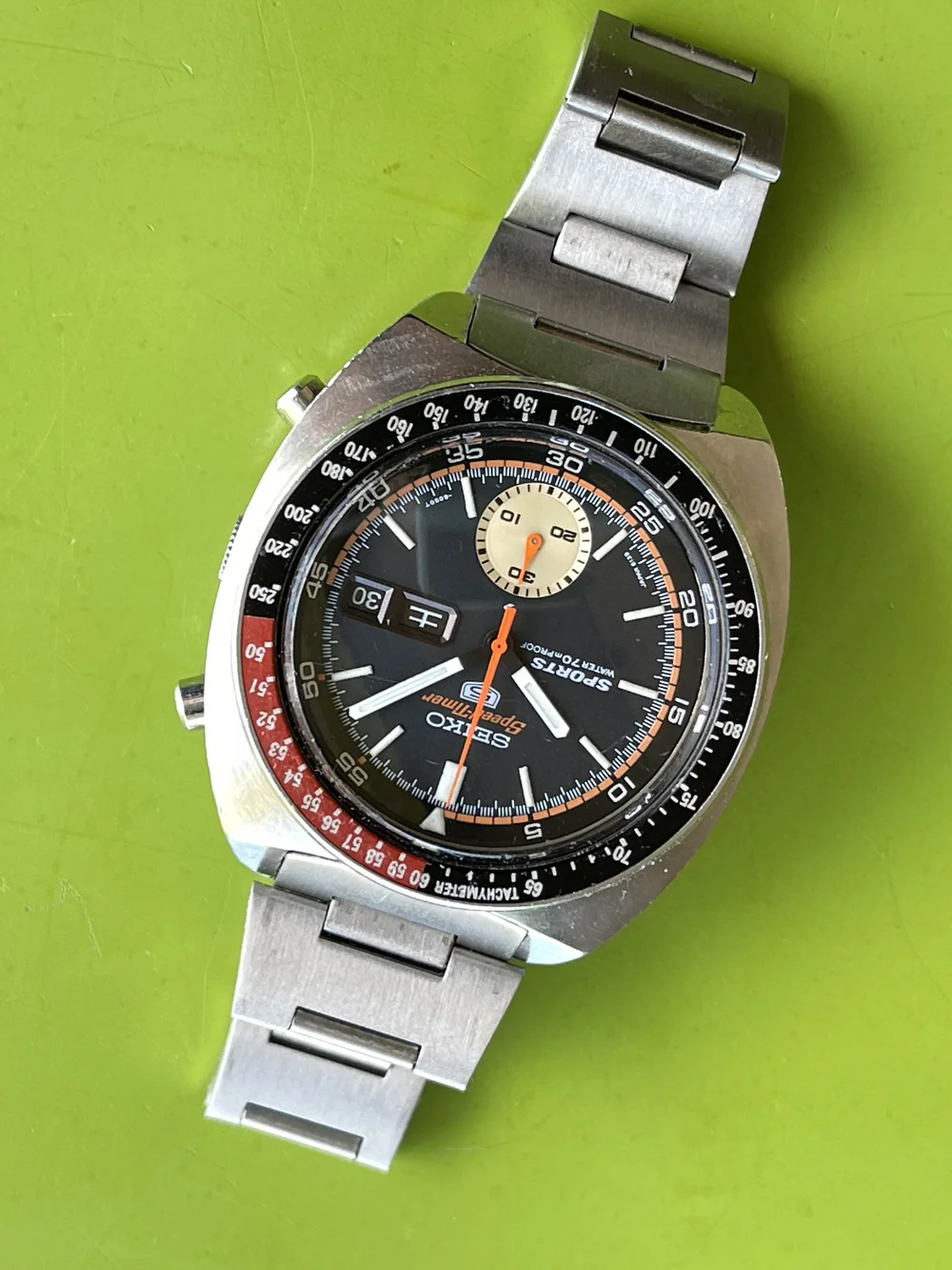 Seiko 6139-6032 21j JDM Speedtimer, fully serviced, original