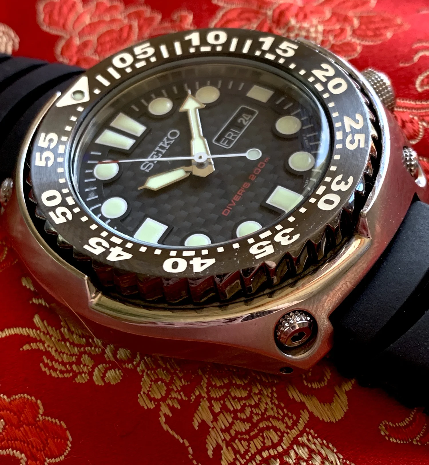 Seiko SCH063 7N36-0AF0 Sawtooth Scuba Divers Quartz Watch 