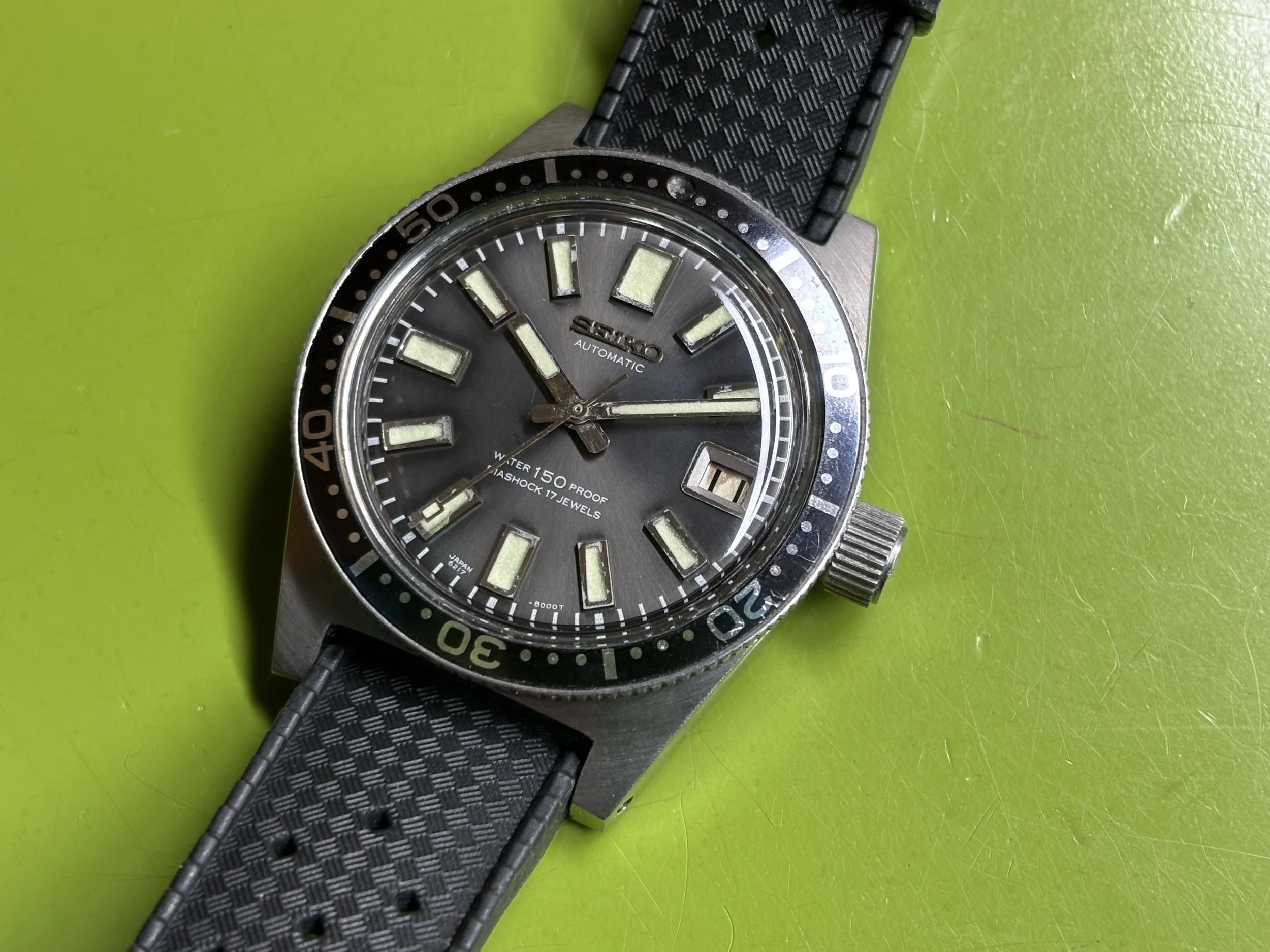 Seiko 6217-8001 '62mas', Jan '66, V. nice orig condition, serviced