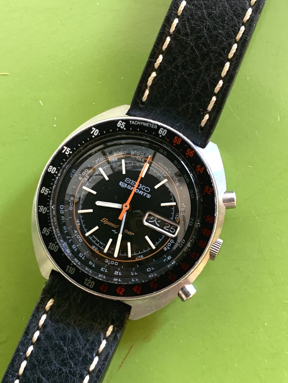 Seiko 7017-6050 Flyback Chronograph, fully serviced, a labor of
