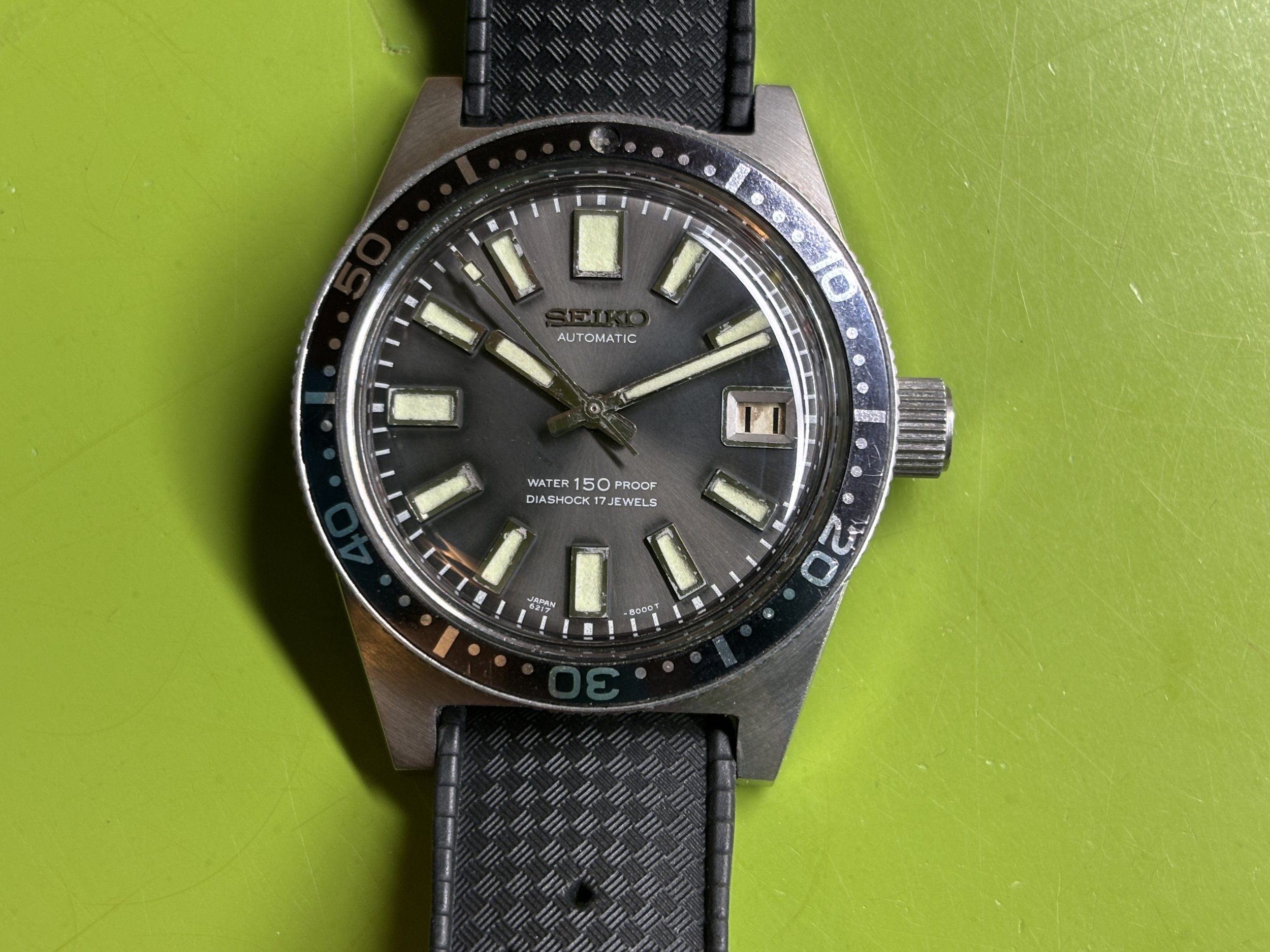 Seiko 6217-8001 '62mas', Jan '66, V. nice orig condition, serviced