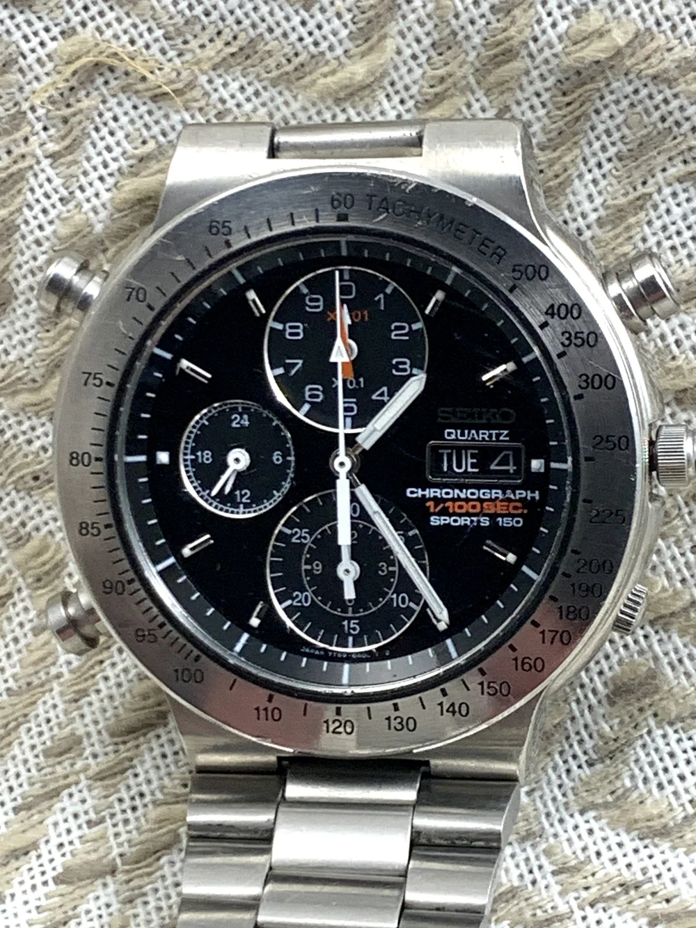 Seiko JDM 7T59-6A0A from Oct 1991 - unserviced — Klein Vintage Watch