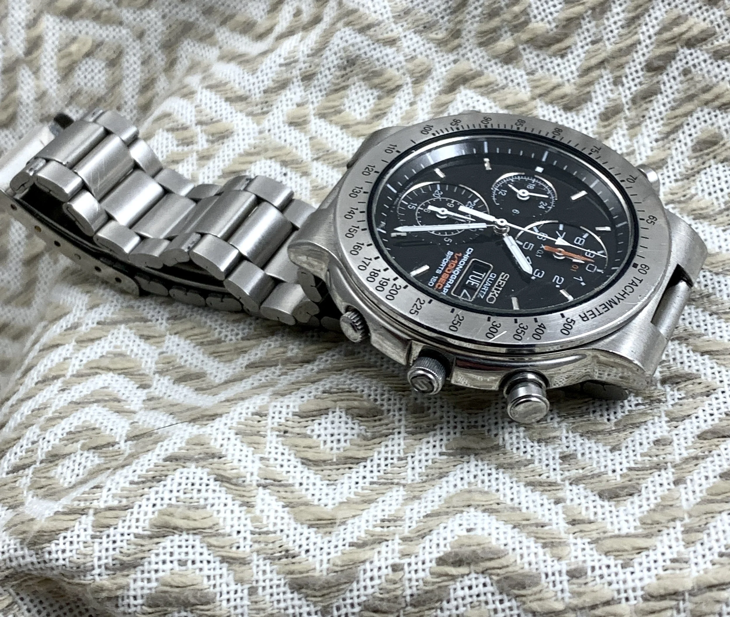 Seiko JDM 7T59-6A0A from Oct 1991 - unserviced — Klein Vintage Watch