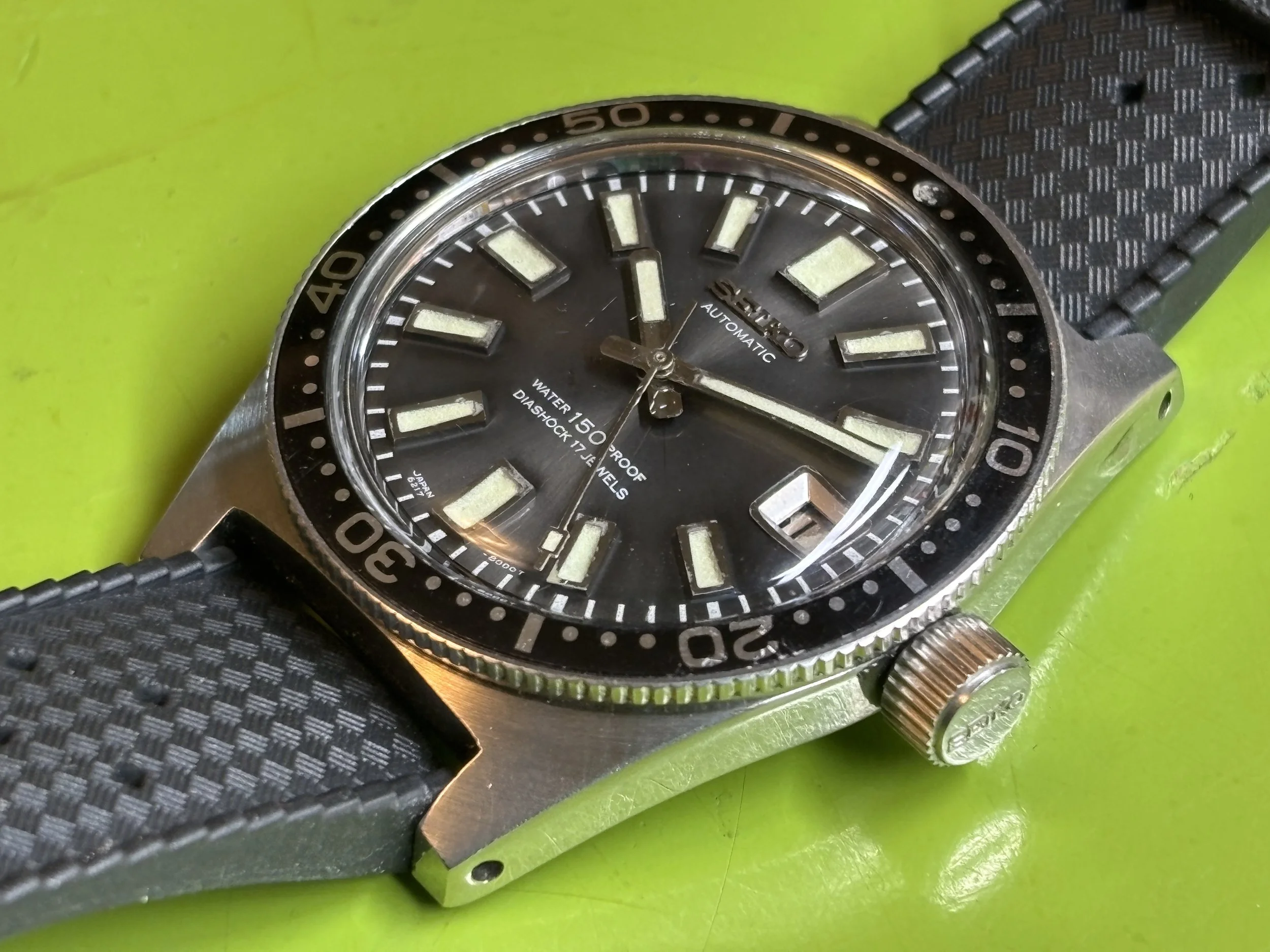 Seiko 6217-8001 '62mas', Jan '66, V. nice orig condition, serviced