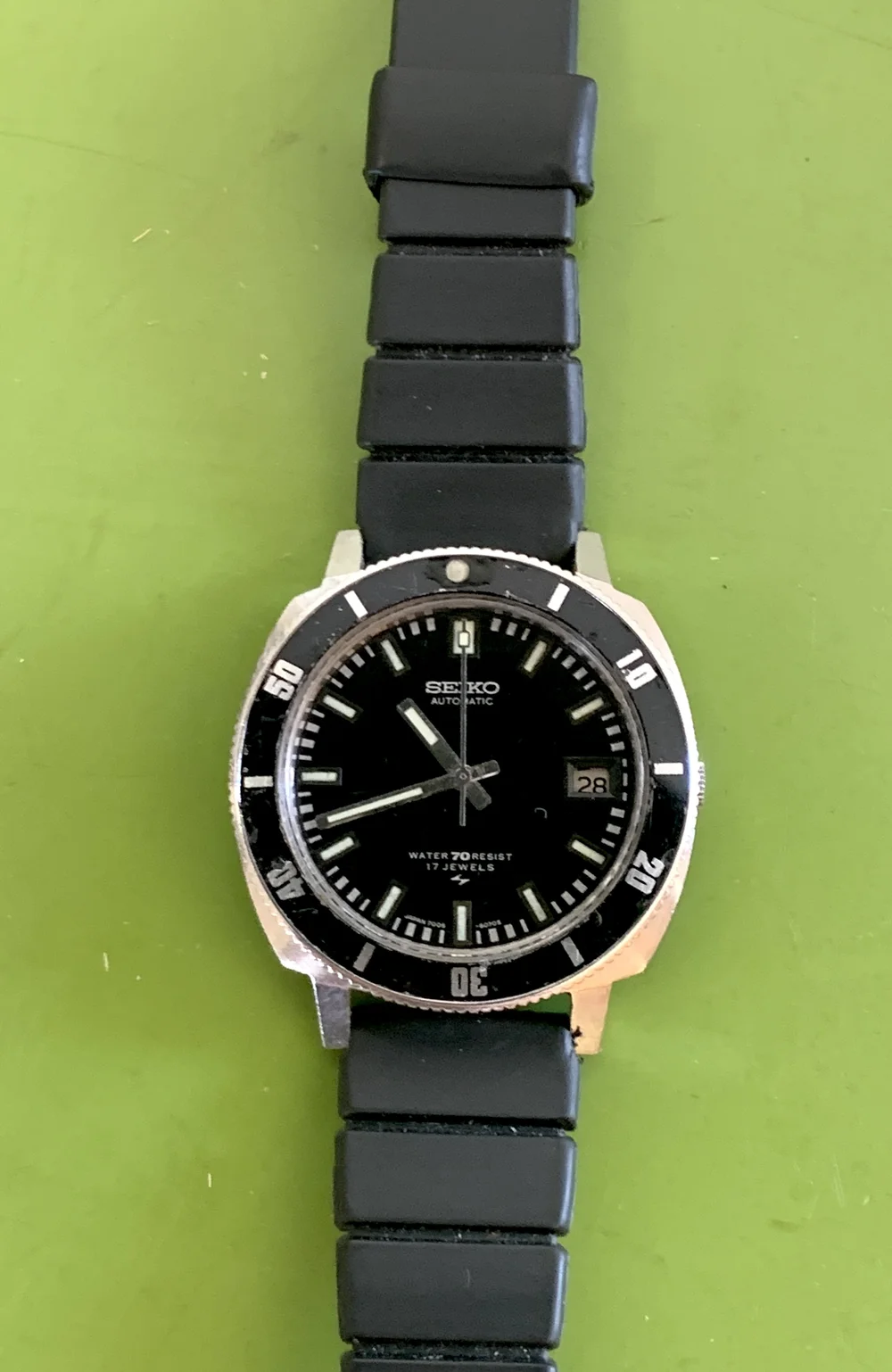 Seiko 7005-8052 'Poor Man's 62mas' 70m sport diver, June '71