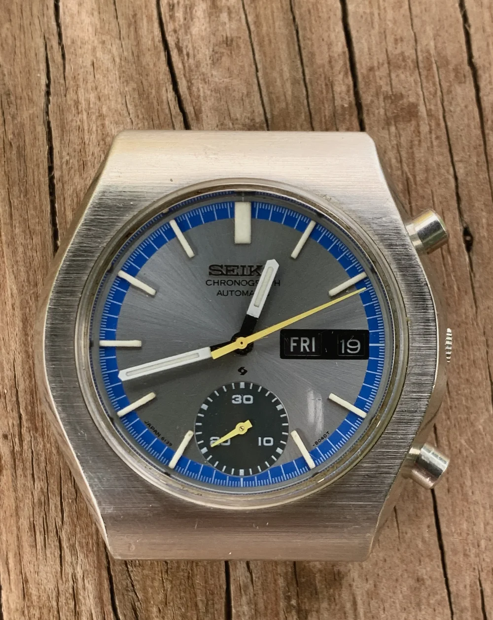 Seiko 6139-6032 21j JDM Speedtimer, fully serviced, original