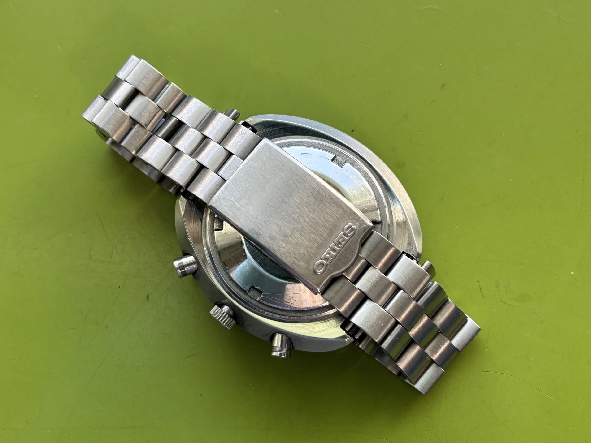 Seiko 6138-7000 Slide-Rule Chronograph, July 1974 — Klein Vintage