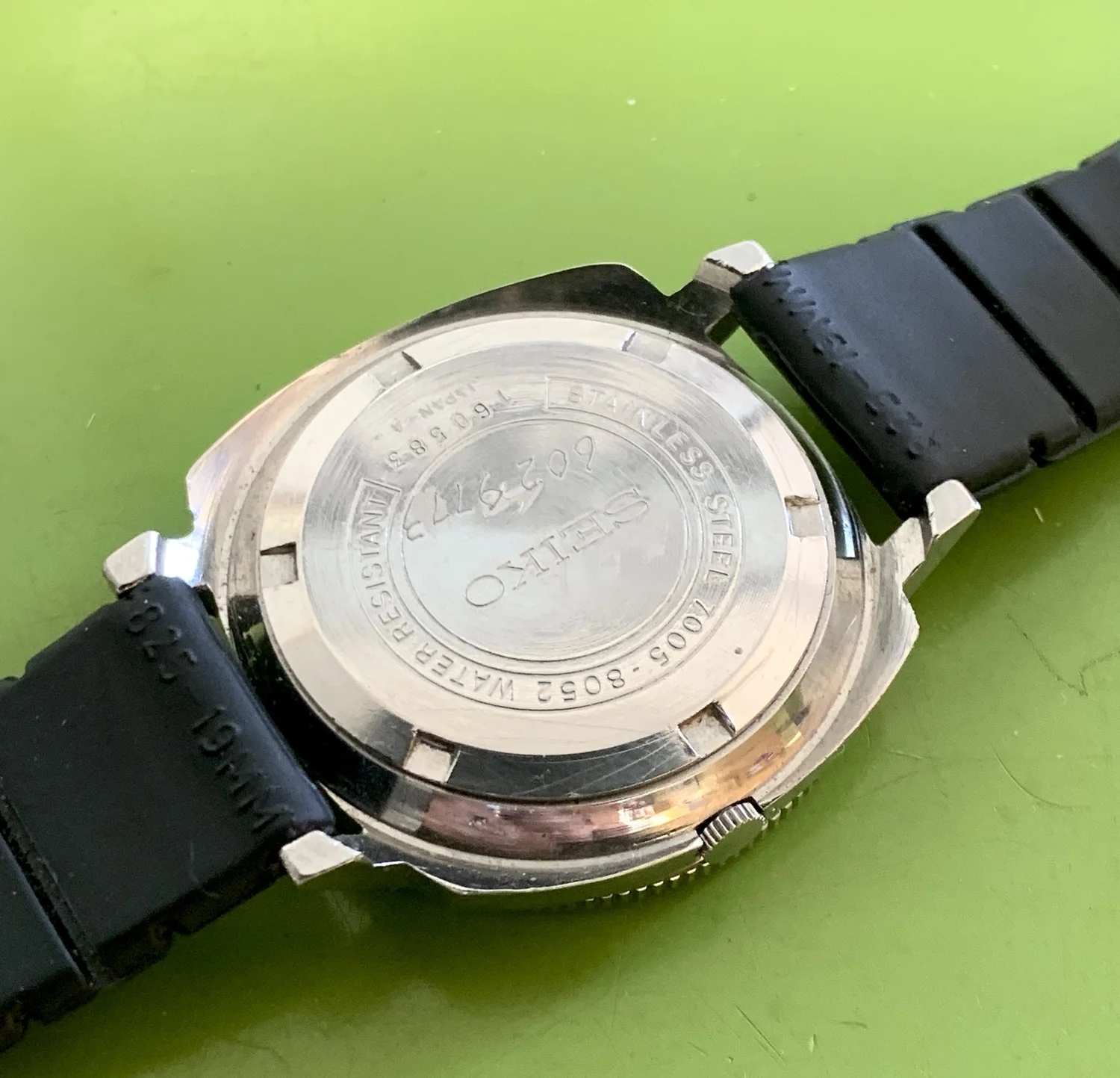 Seiko 7005-8052 'Poor Man's 62mas' 70m sport diver, June '71