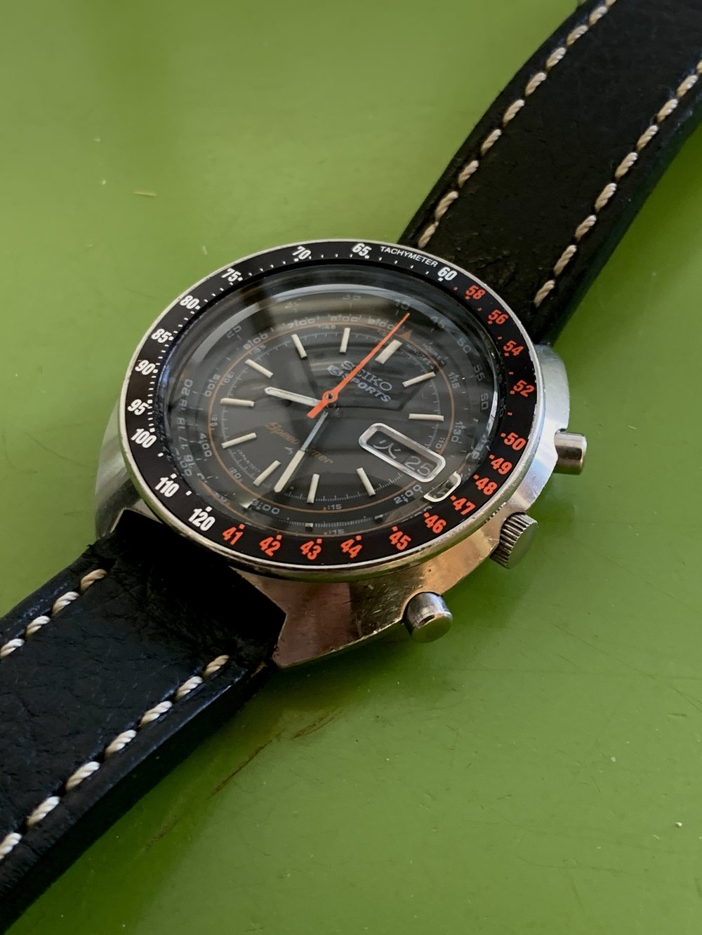 Seiko 7017-6050 Flyback Chronograph, fully serviced, a labor of