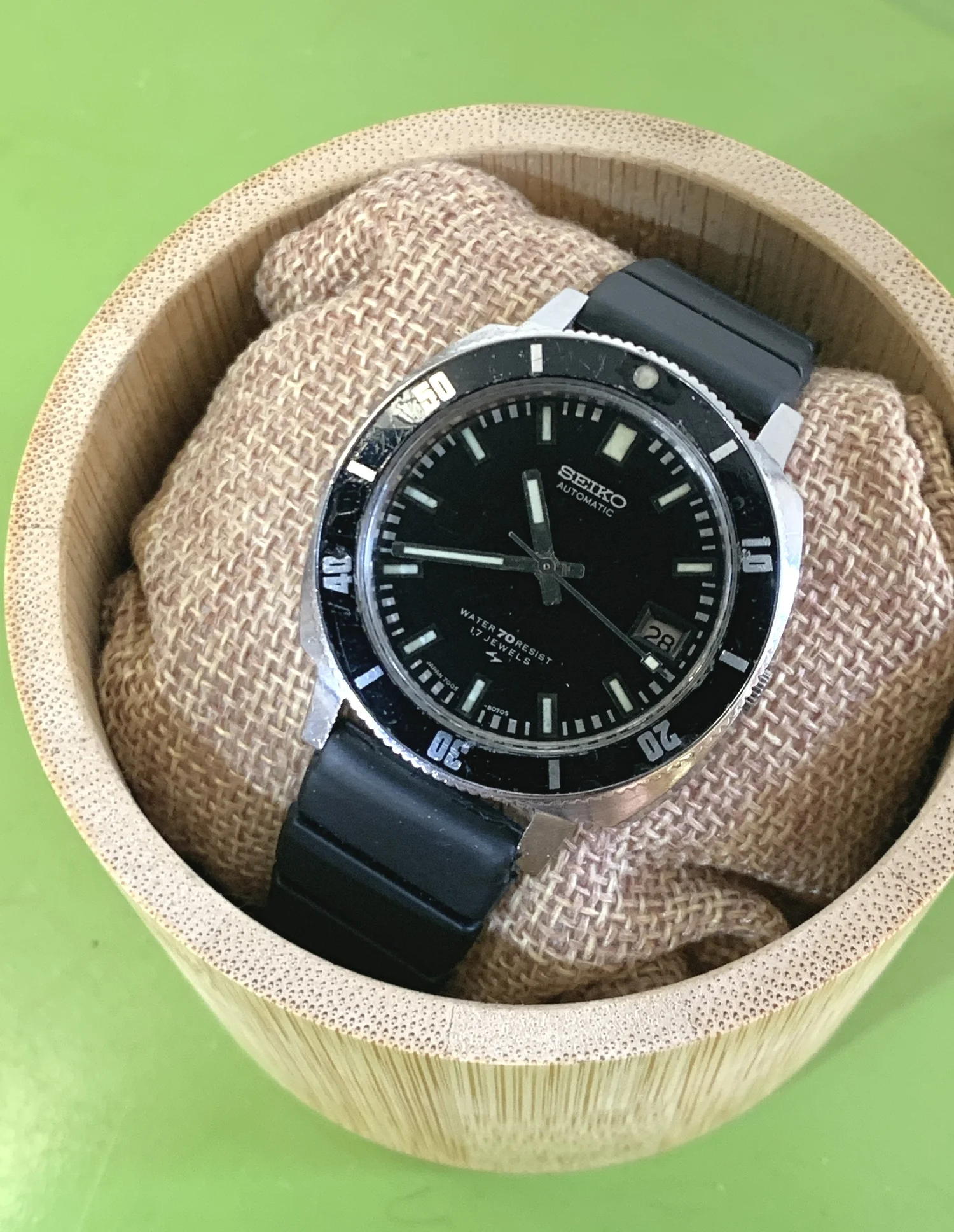 Seiko 7005-8052 'Poor Man's 62mas' 70m sport diver, June '71