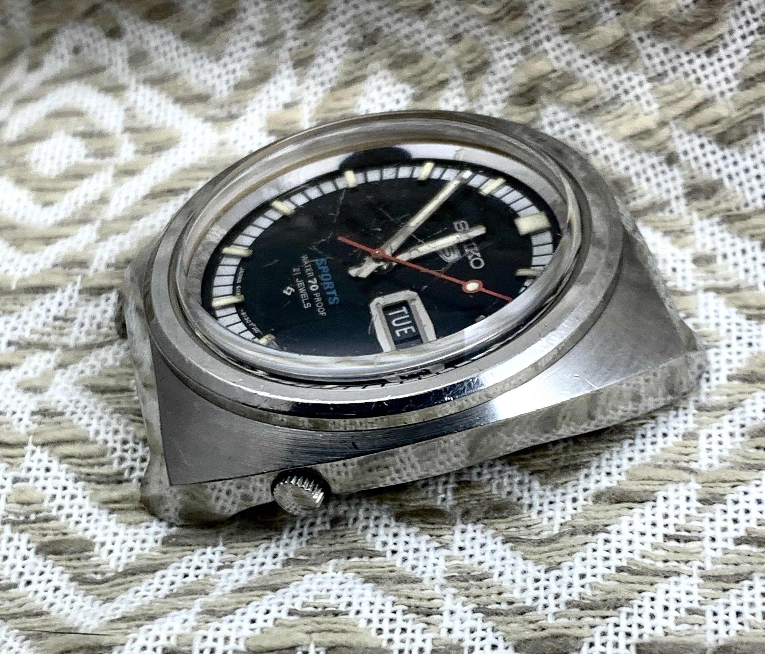 Seiko 5 Sport 6119-8130 from April 1968 - unserviced — Klein Vintage Watch