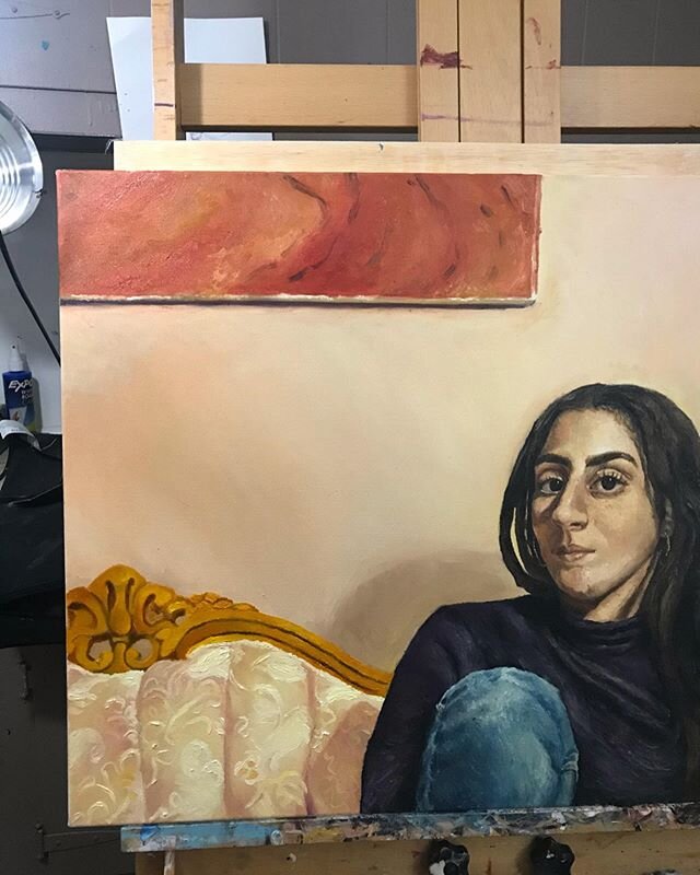 As of current.... &bull;
&bull;
&bull;
#_jeanetteh #jeanettehabash #painting #chicagoart #oilpaint #drawing #portrait #realism
