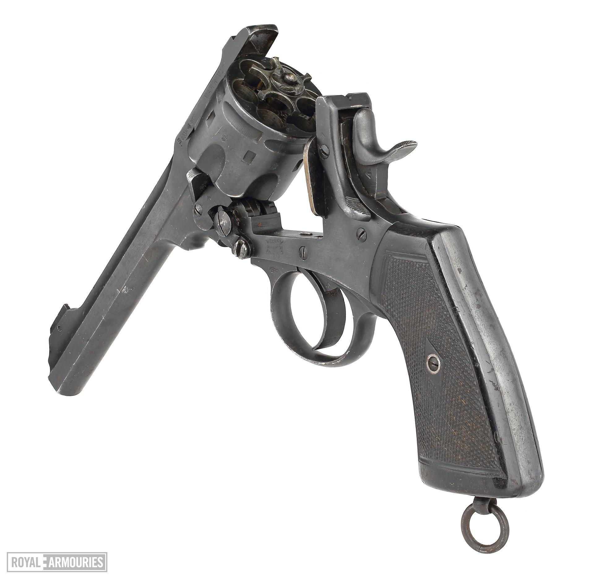 Centrefire six-shot revolver - Webley Mk.VI (made 1918).jpg