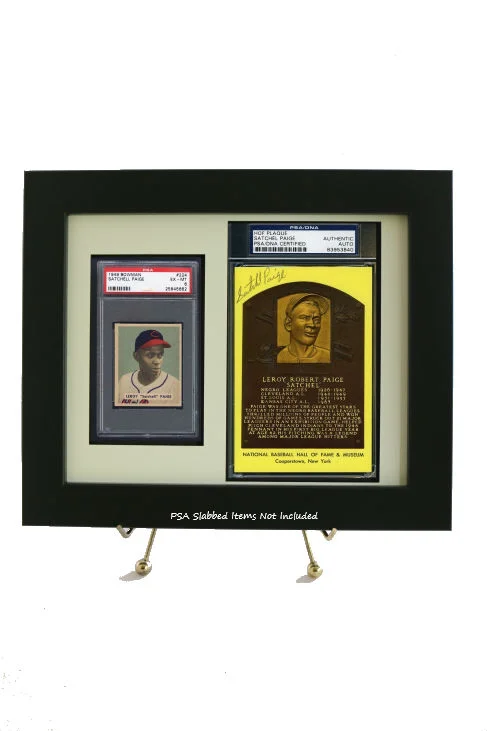 Framed Display for a PSA Graded Vertical Card & PSA/DNA Slabbed Postcard (combo) PSAFRAMES.COM Framed Display for a PSA Graded Vertical Card & PSA/DNA Slabbed Postcard (combo) PSAFRAMES.COM