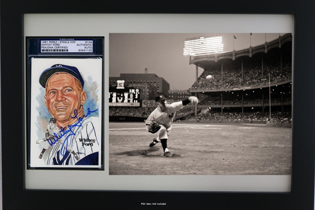 perez steele & photo combo framed display