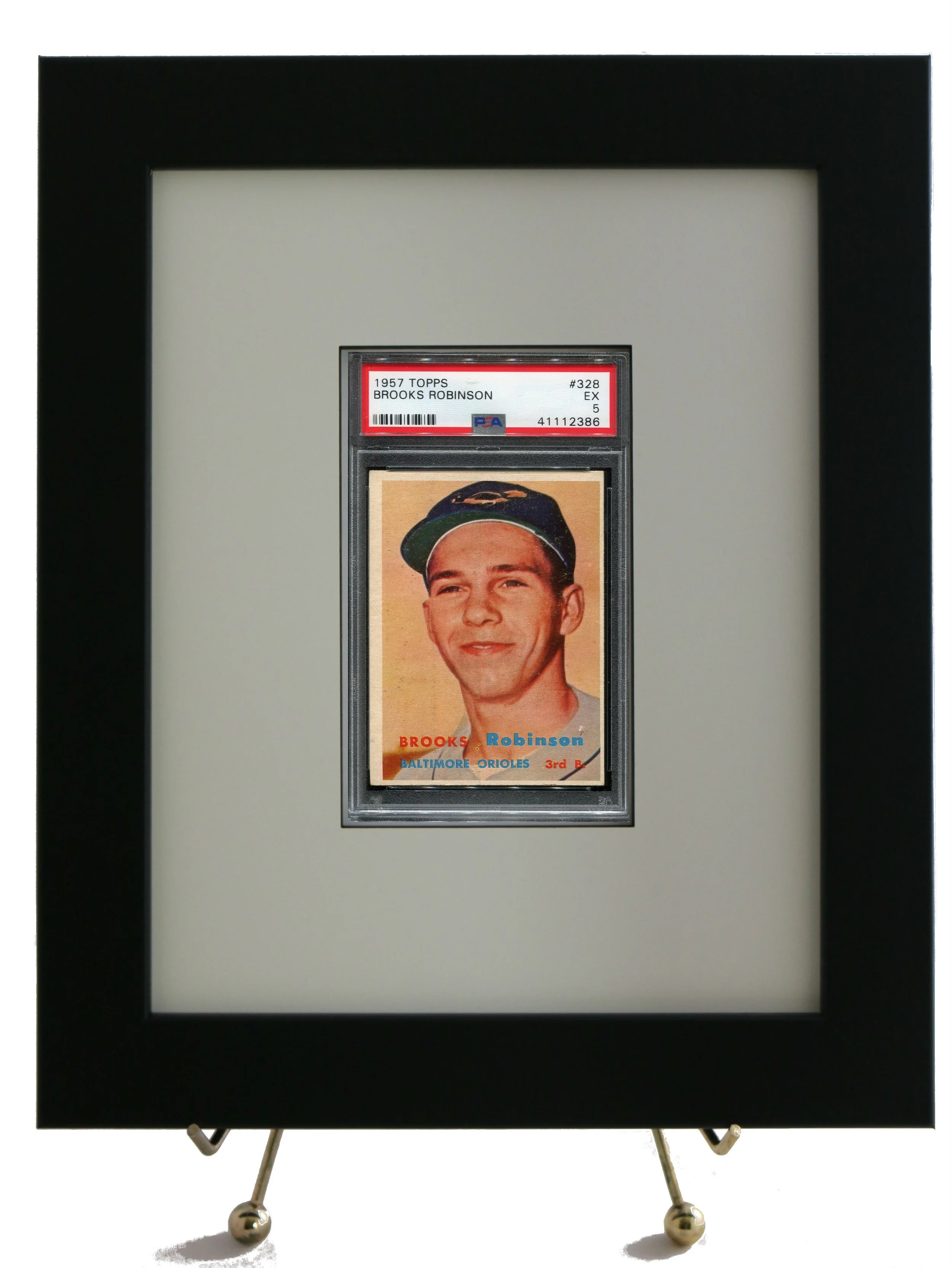 Framed displays for PSA graded sports cards —