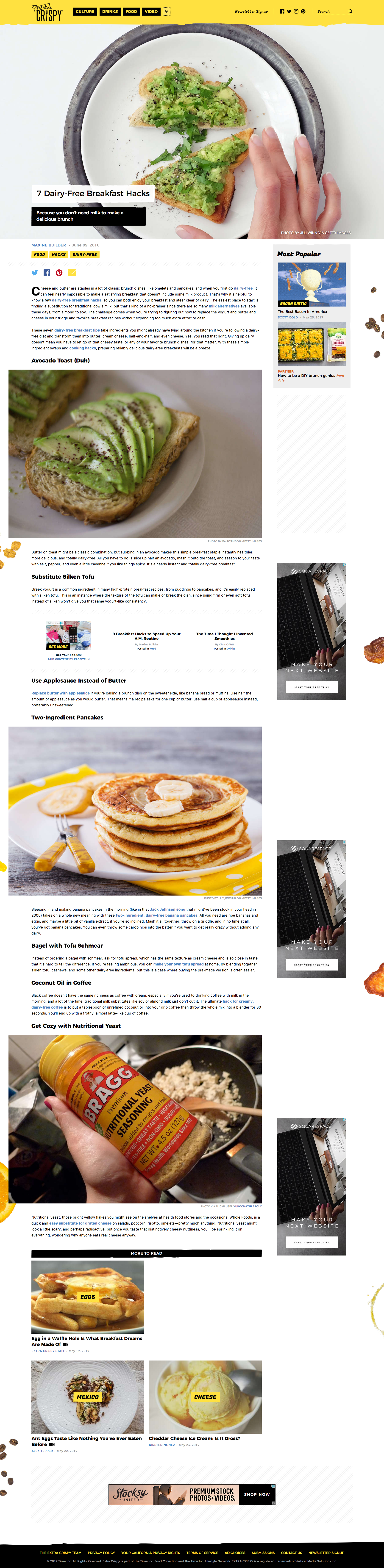 7 Dairy-Free Breakfast Hacks - Extra Crispy.png